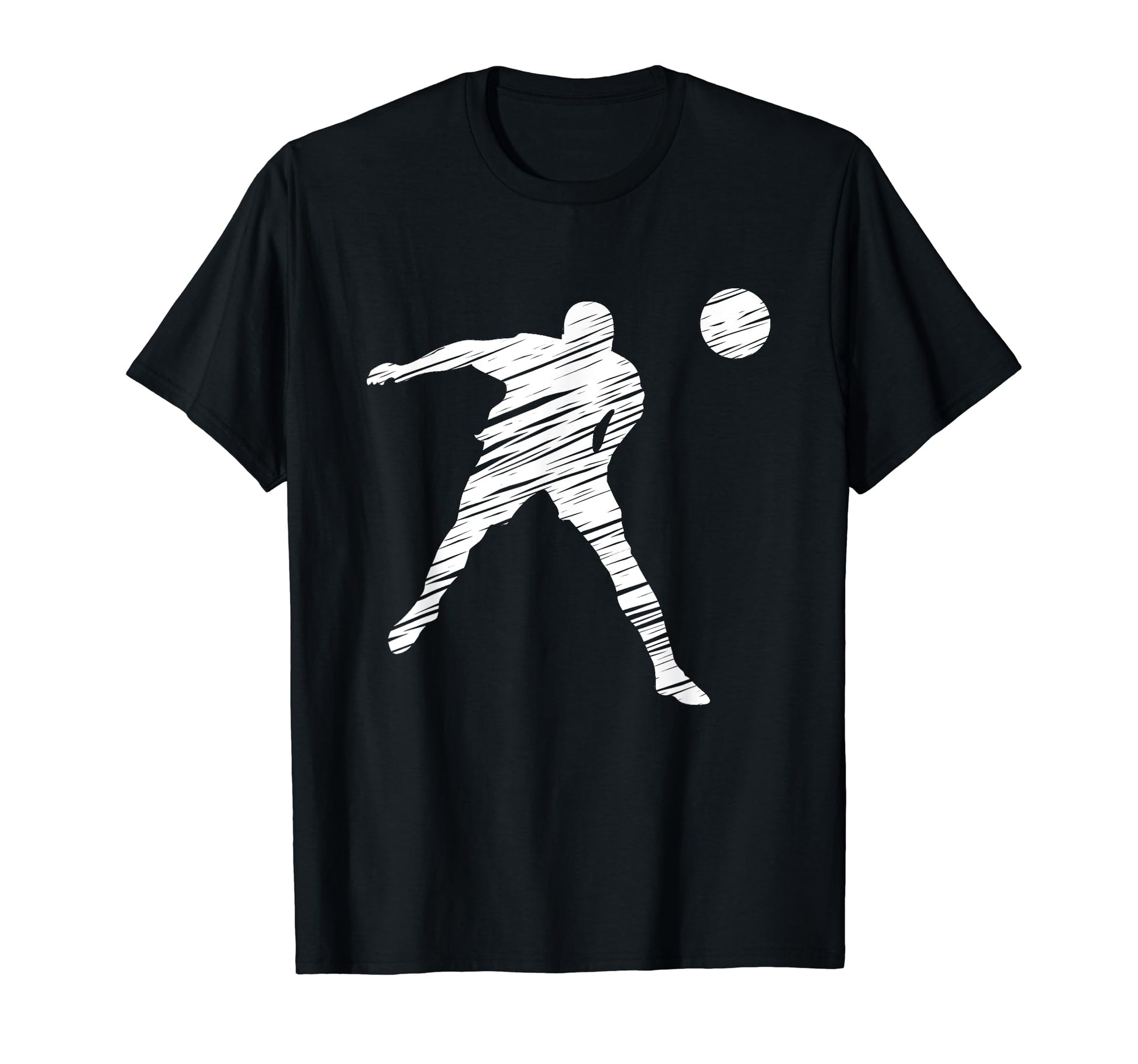 Soccer Player And Soccer Fan Motif T-Shirt - Custom Art Print Unisex - T-Shirt, Sweatshirt, Hoodie