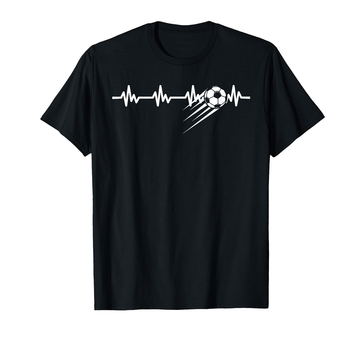 Soccer Player Gift Ball Heartbeat T-Shirt - Novelty Apparel for Adults - T-Shirt, Sweatshirt, Hoodie