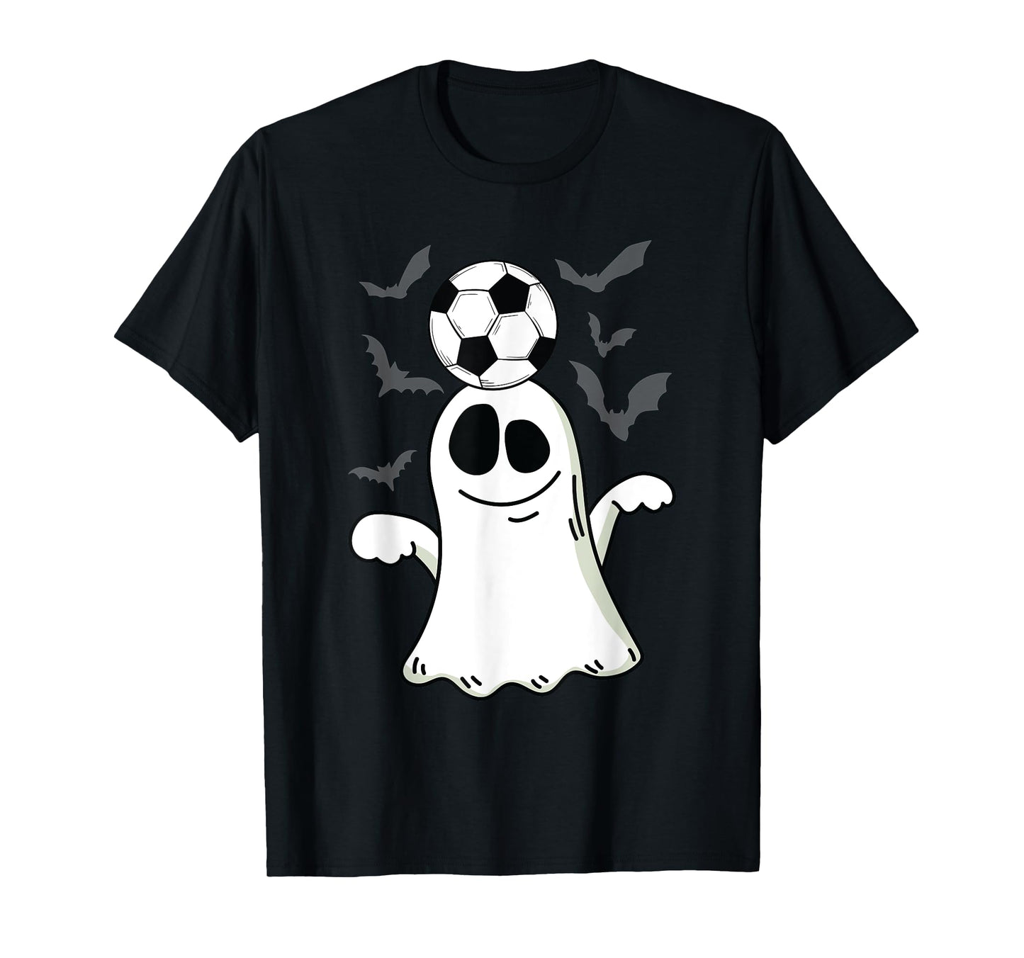 Ghost Playing Soccer Lazy Diy T-Shirt - Fun Novelty Design for Adults - T-Shirt, Sweatshirt, Hoodie