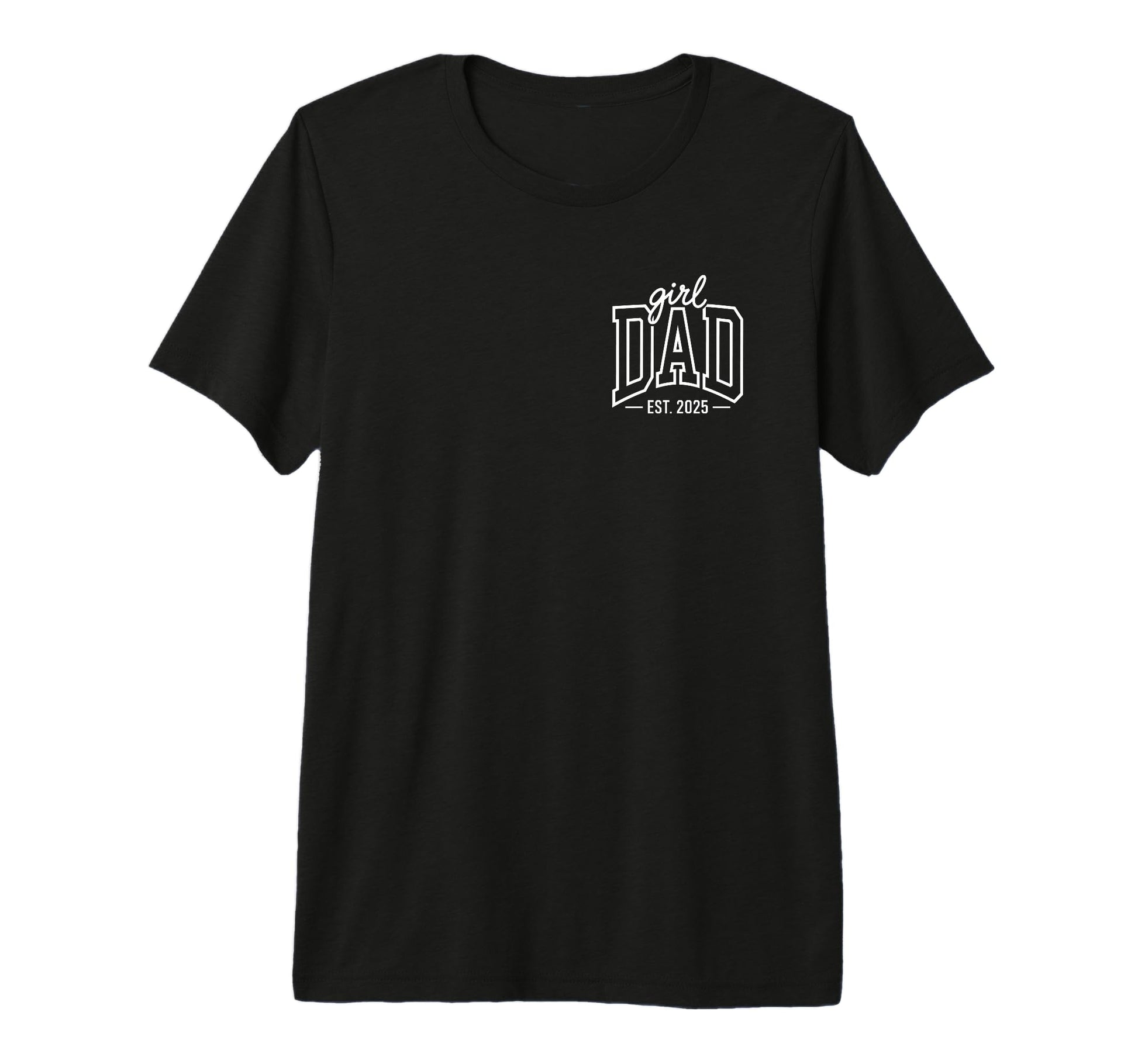 Mens Dad 2025 Fathers Day New Dad Tri Blend T-Shirt - Unique Graphic Unisex - T-Shirt, Sweatshirt, Hoodie