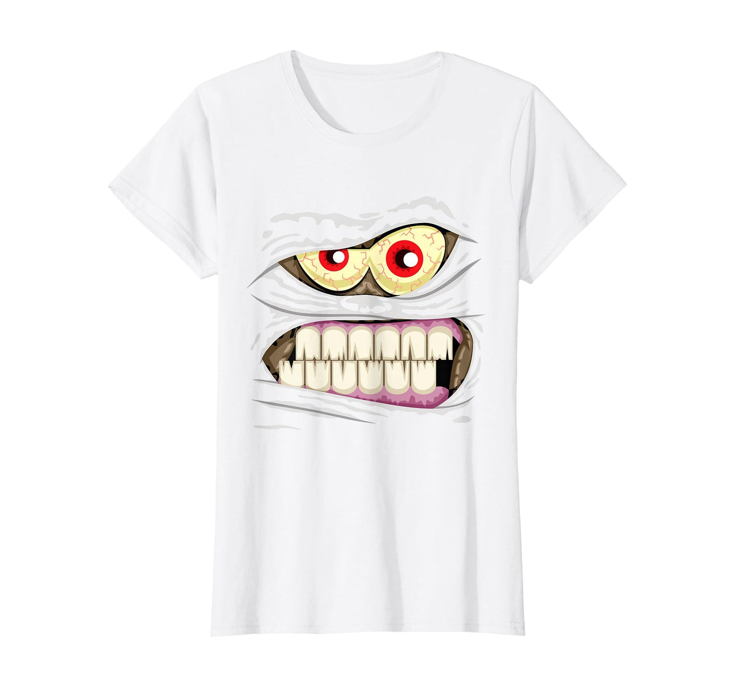 Easy Halloween Costume Mummy Wrap T-Shirt - Casual Everyday Wear Men Women - T-Shirt, Sweatshirt, Hoodie