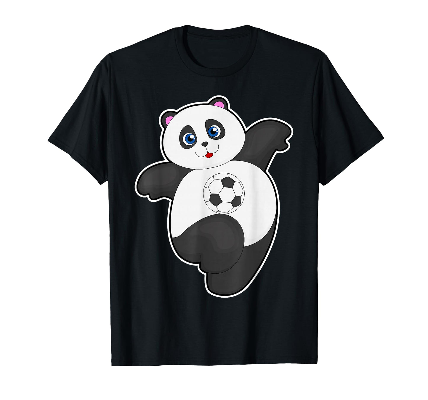 Panda Soccer Player Soccer Sports T-Shirt - Unique Graphic Men Women - T-Shirt, Sweatshirt, Hoodie