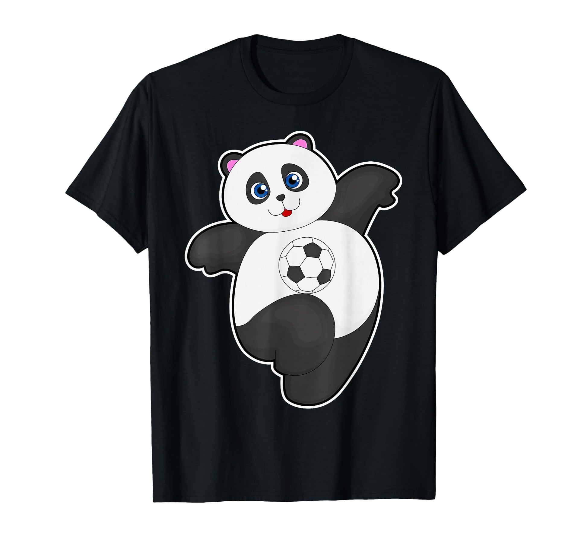 Panda Soccer Player Soccer Sports T-Shirt - Unique Graphic Men Women - T-Shirt, Sweatshirt, Hoodie