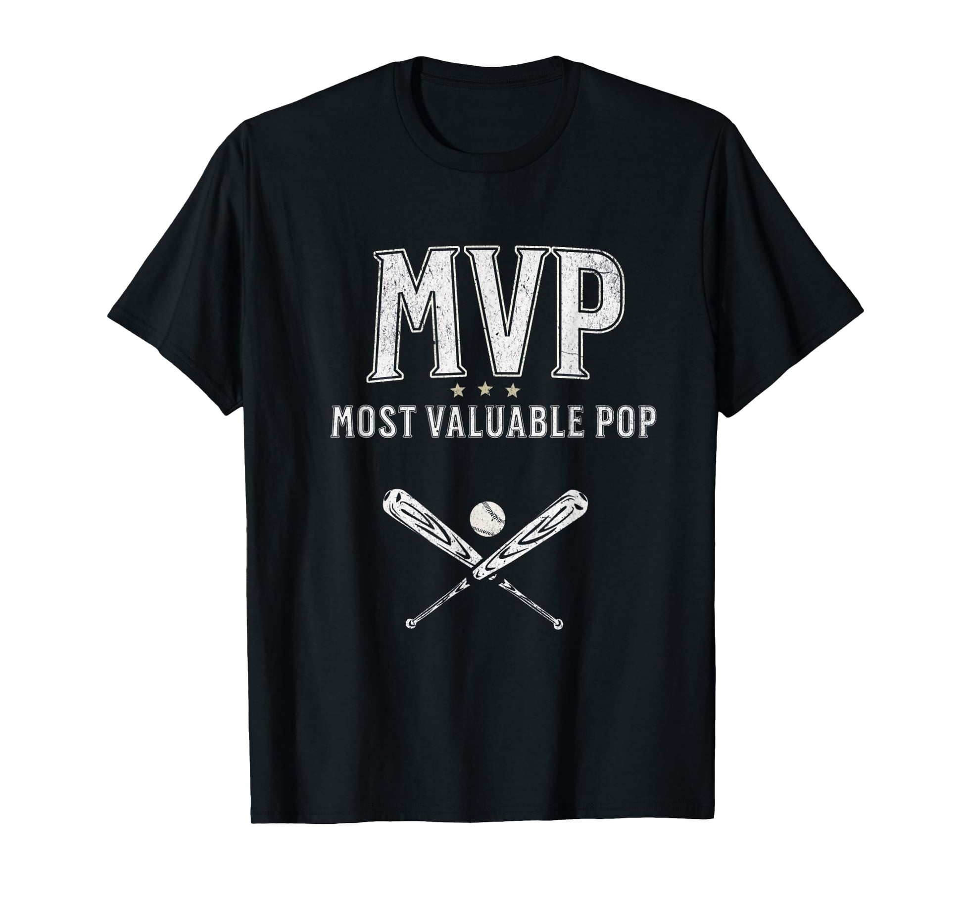 Mvp Most Valuable Pop Baseball Dad T-Shirt - Fun Novelty Design Unisex - T-Shirt, Sweatshirt, Hoodie