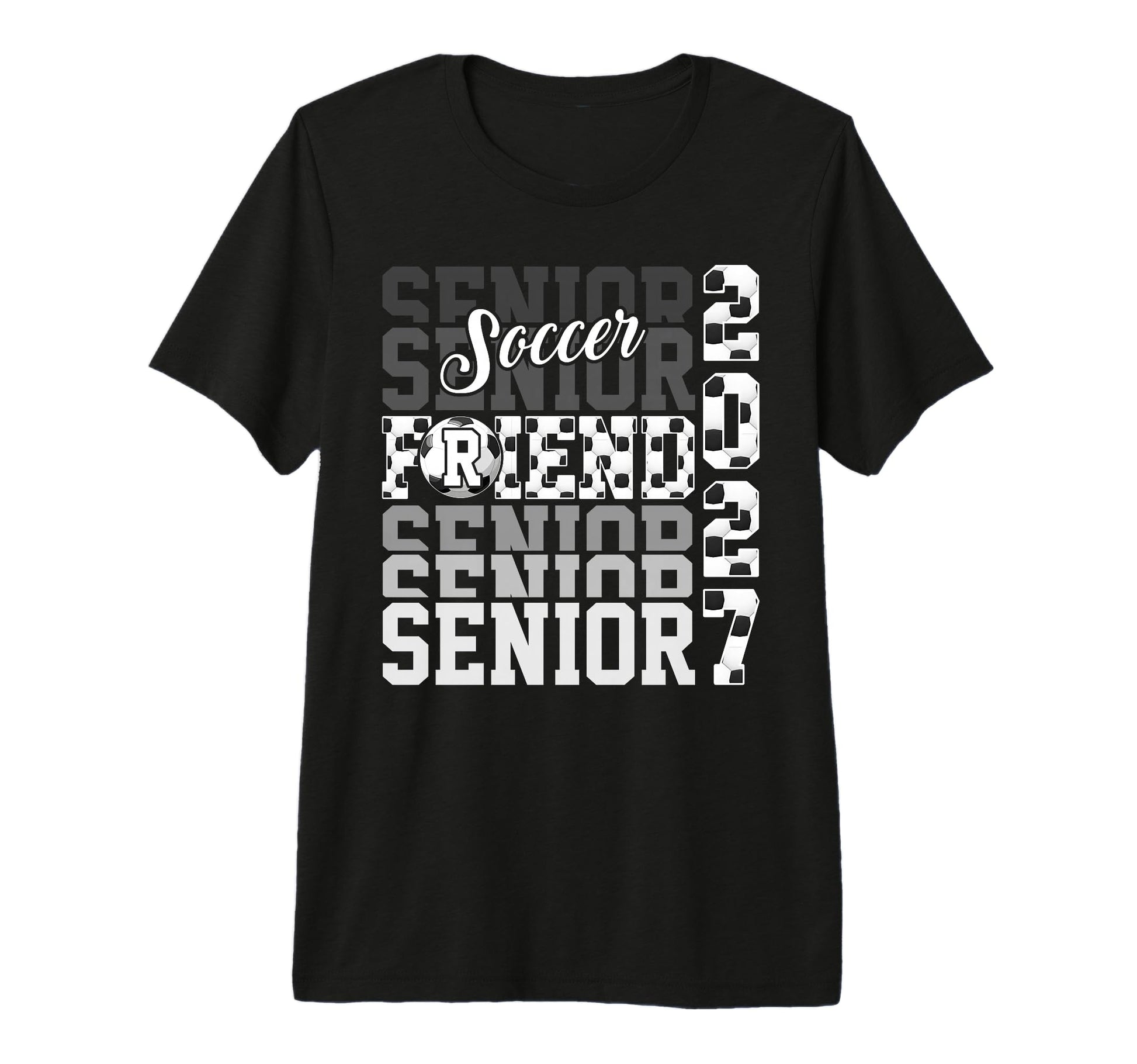 Senior 2027 Soccer Friend Proud Family T-Shirt - Novelty Apparel Unisex - T-Shirt, Sweatshirt, Hoodie