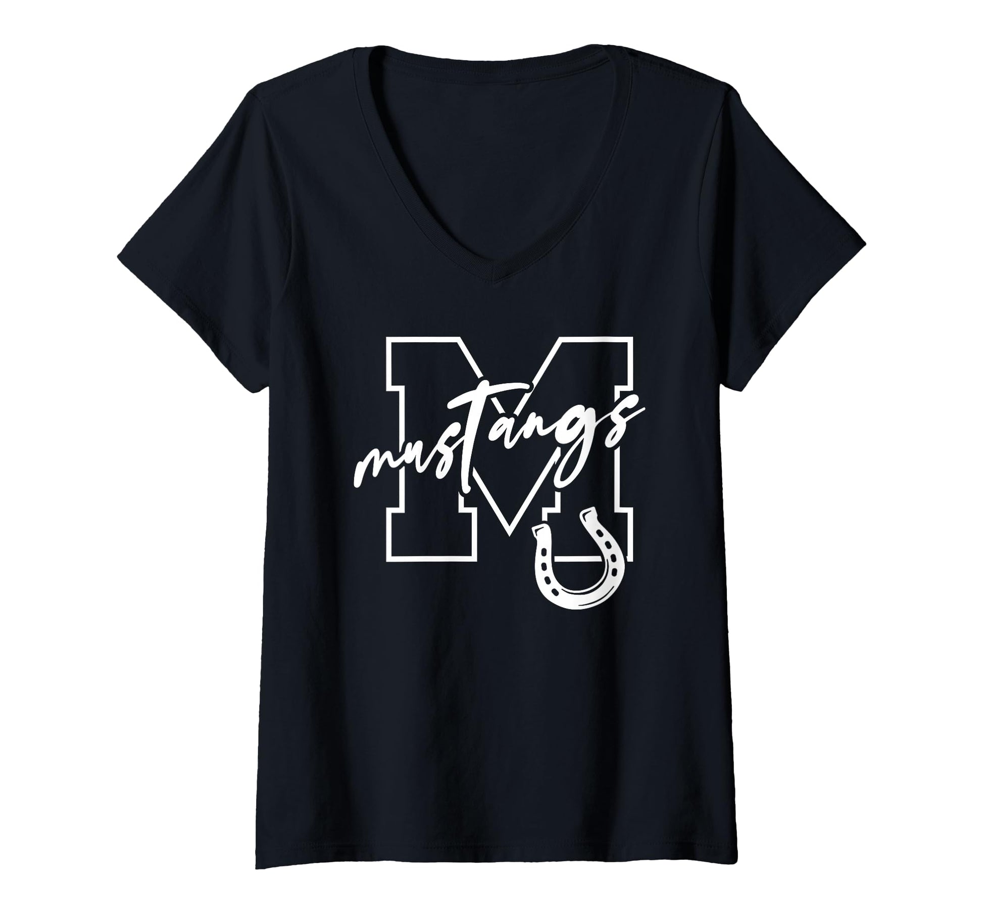 Mustangs Football Baseball Hoodie - Fun Novelty Design for Adults - T-Shirt, Sweatshirt, Hoodie