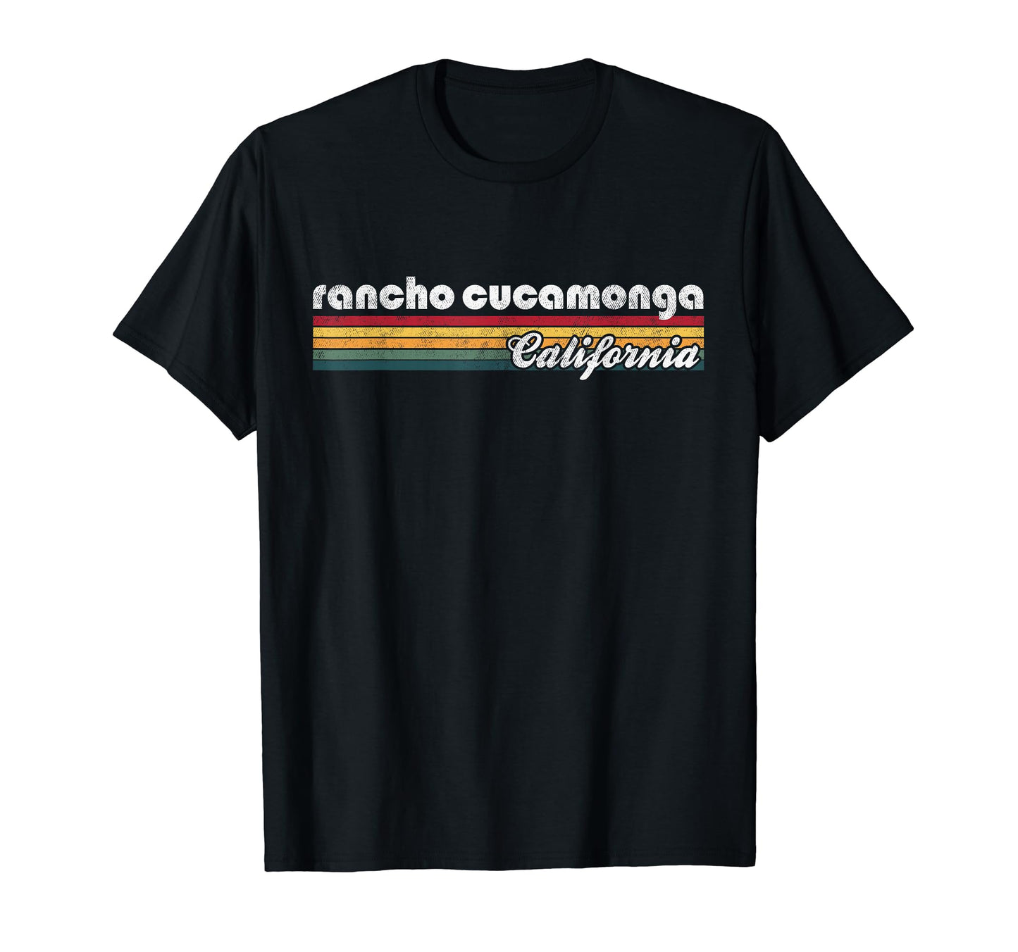 Rancho Cucamonga California 70S 80S T-Shirt - Graphic Print Unisex - T-Shirt, Sweatshirt, Hoodie