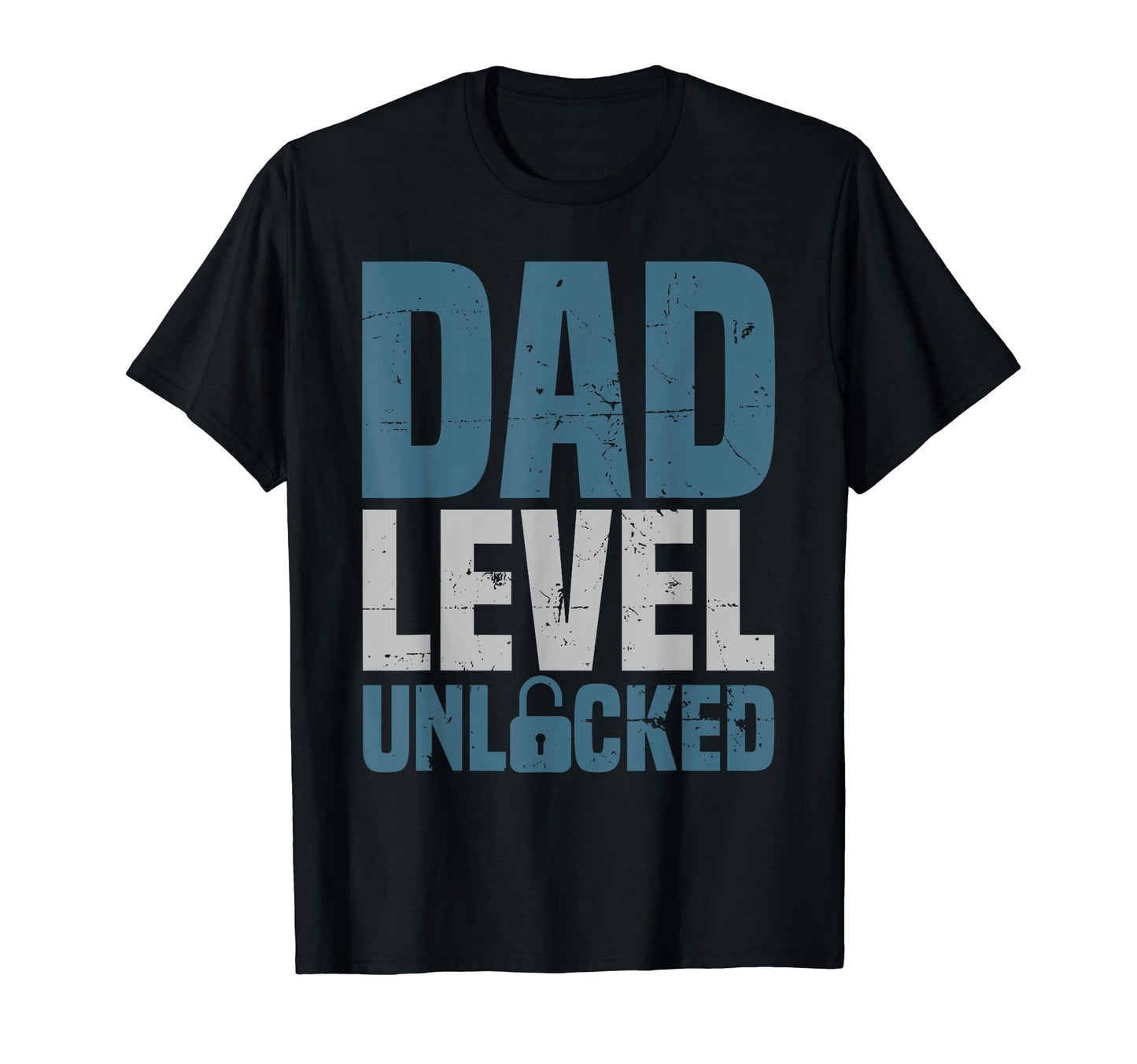 Dad Level Unlocked Gamer Dad Fathers T-Shirt - Custom Art Print Men Women - T-Shirt, Sweatshirt, Hoodie