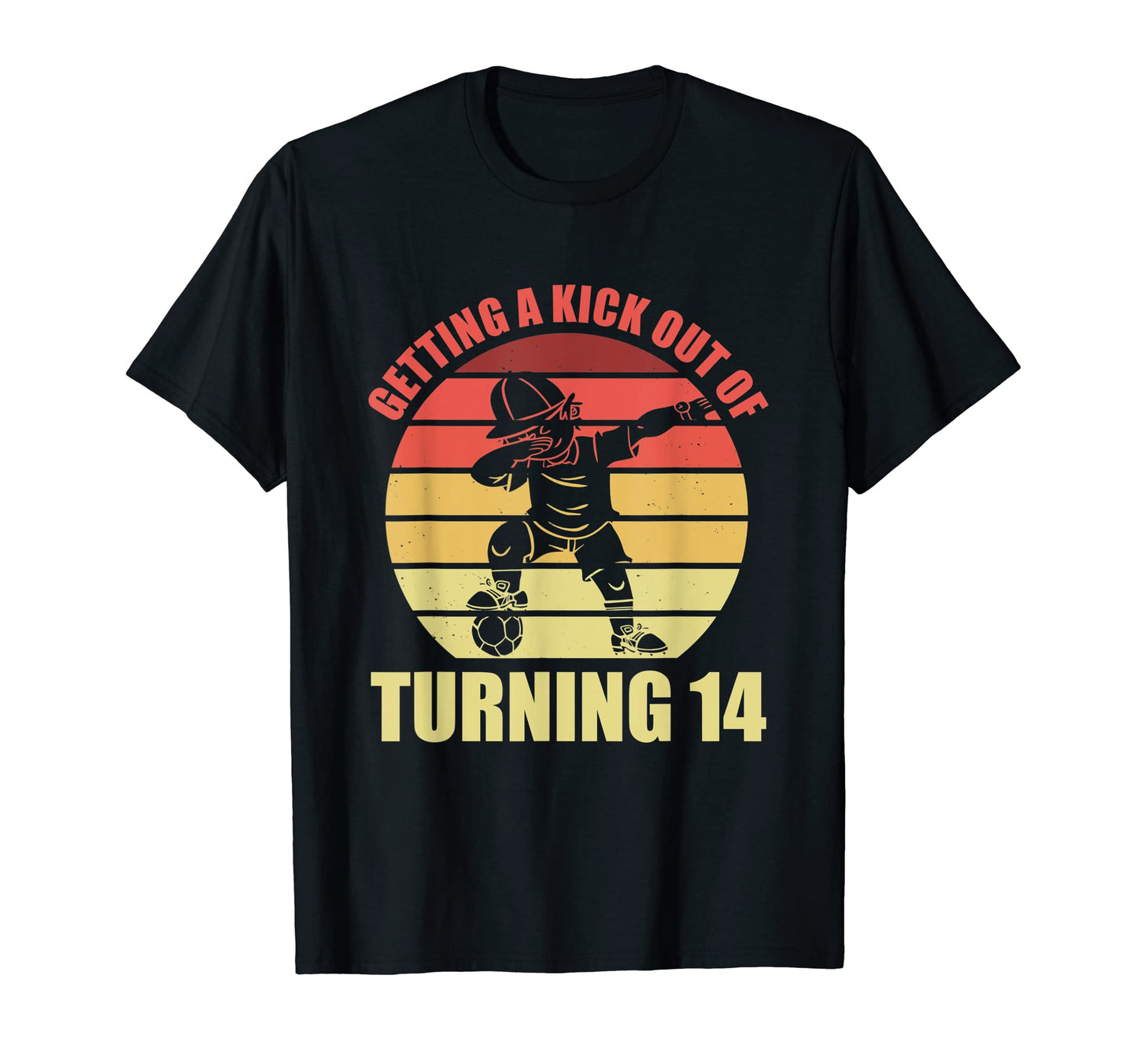14 Year Old Happy 14Th Birthday Soccer T-Shirt - Trendy Graphic Men Women - T-Shirt, Sweatshirt, Hoodie