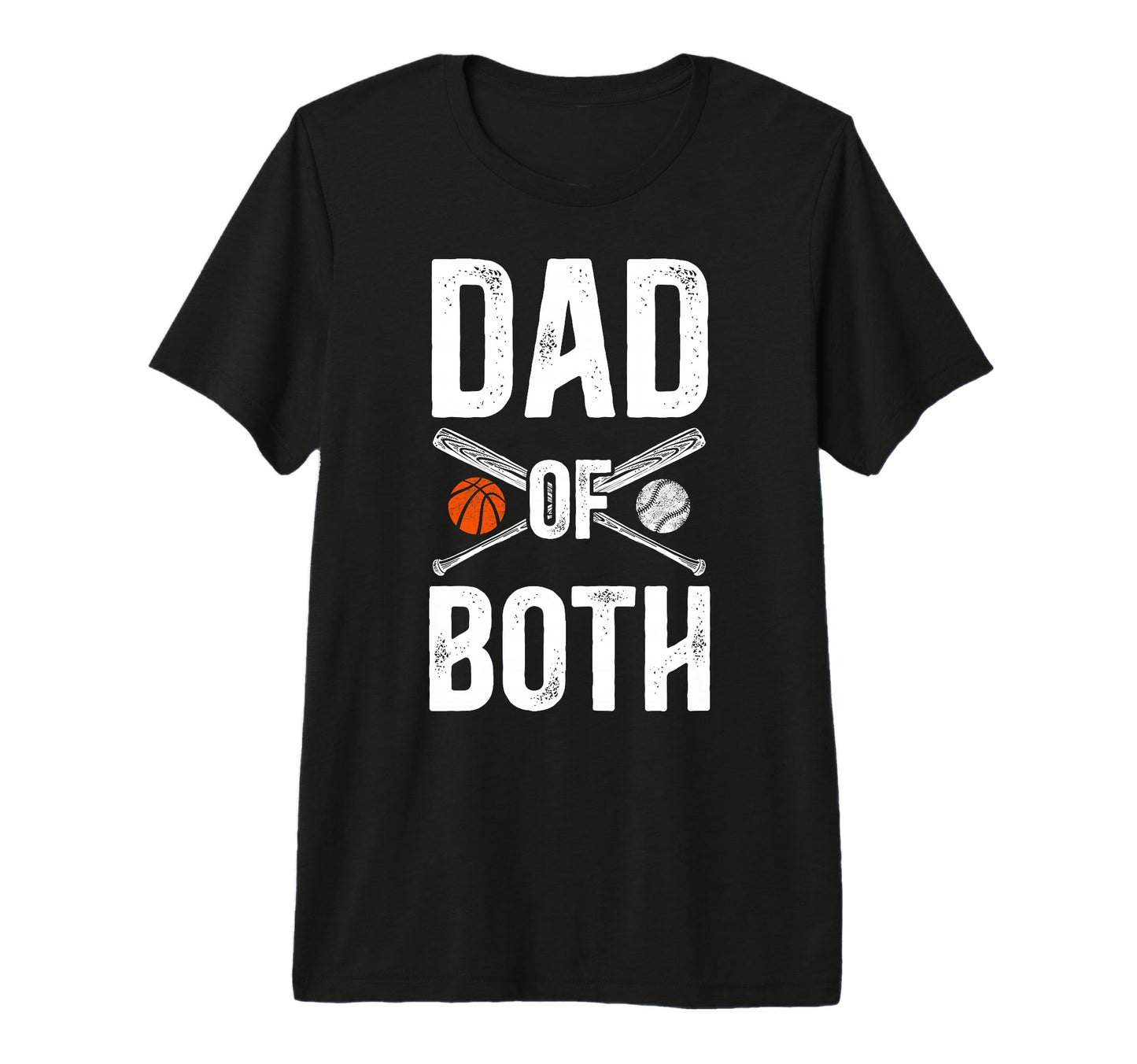 Mens Dad Both Baseball Basketball T-Shirt - Aesthetic Graphic Men Women - T-Shirt, Sweatshirt, Hoodie