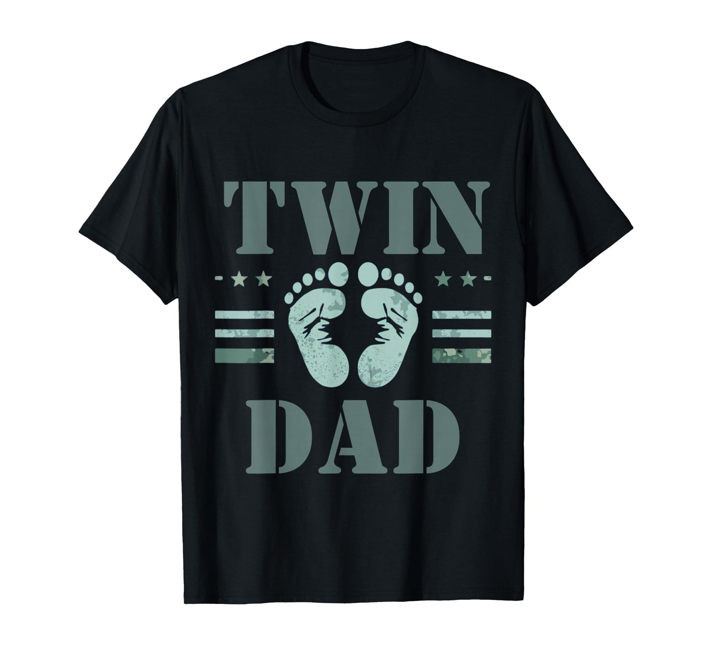Twin Dad Camo Army Twin Dad New T-Shirt - Aesthetic Graphic for Adults - T-Shirt, Sweatshirt, Hoodie