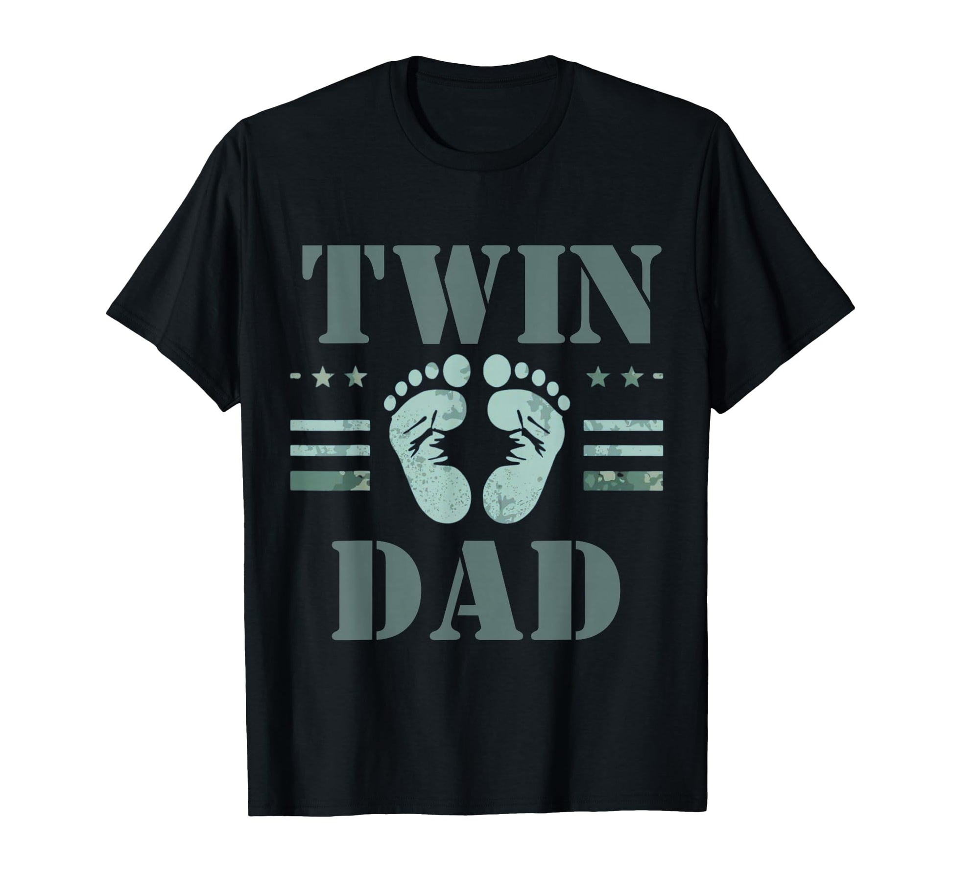 Twin Dad Camo Army Twin Dad New T-Shirt - Aesthetic Graphic for Adults - T-Shirt, Sweatshirt, Hoodie