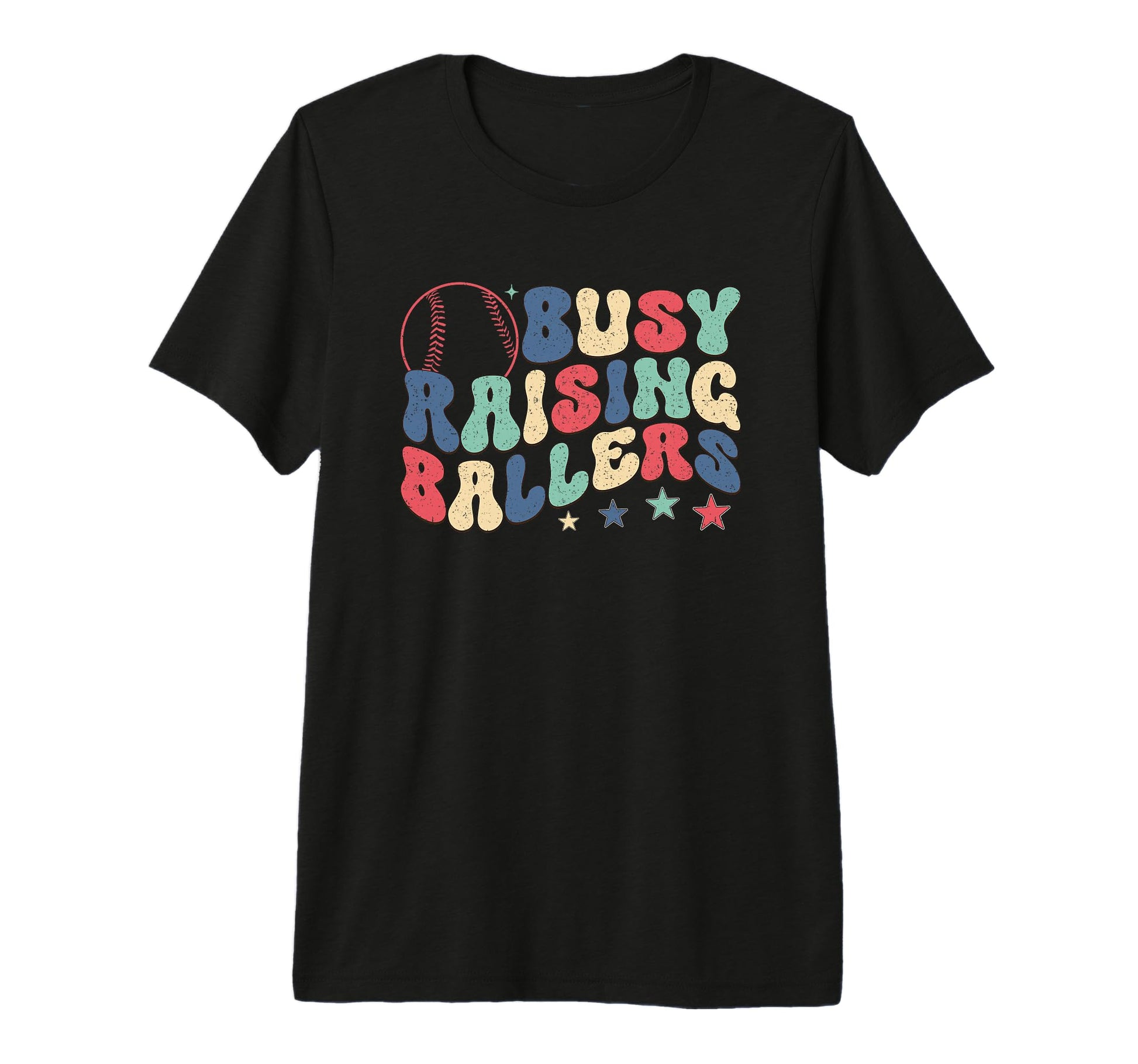 Busy Raising Ballers Fun Sports T-Shirt - Minimalist Print for Adults - T-Shirt, Sweatshirt, Hoodie
