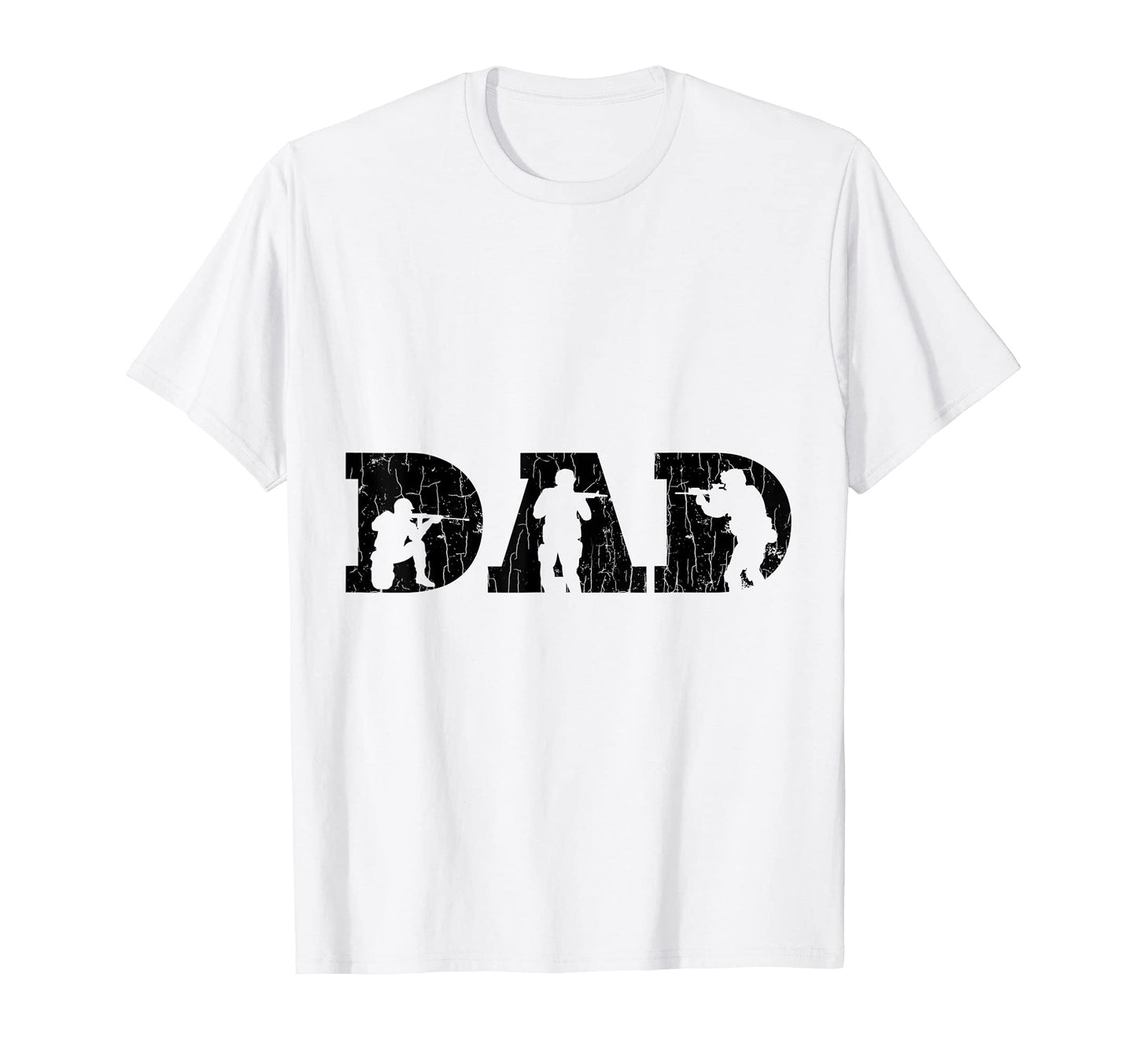 Proud Veteran Dad Happy Veterans Day T-Shirt - Minimalist Print Men Women - T-Shirt, Sweatshirt, Hoodie