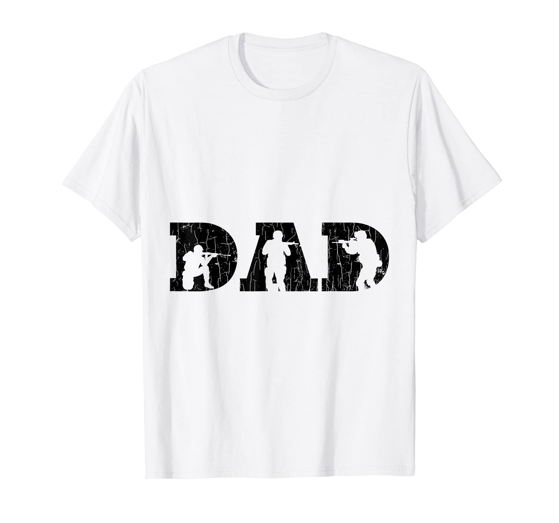 Proud Veteran Dad Happy Veterans Day T-Shirt - Minimalist Print Men Women - T-Shirt, Sweatshirt, Hoodie