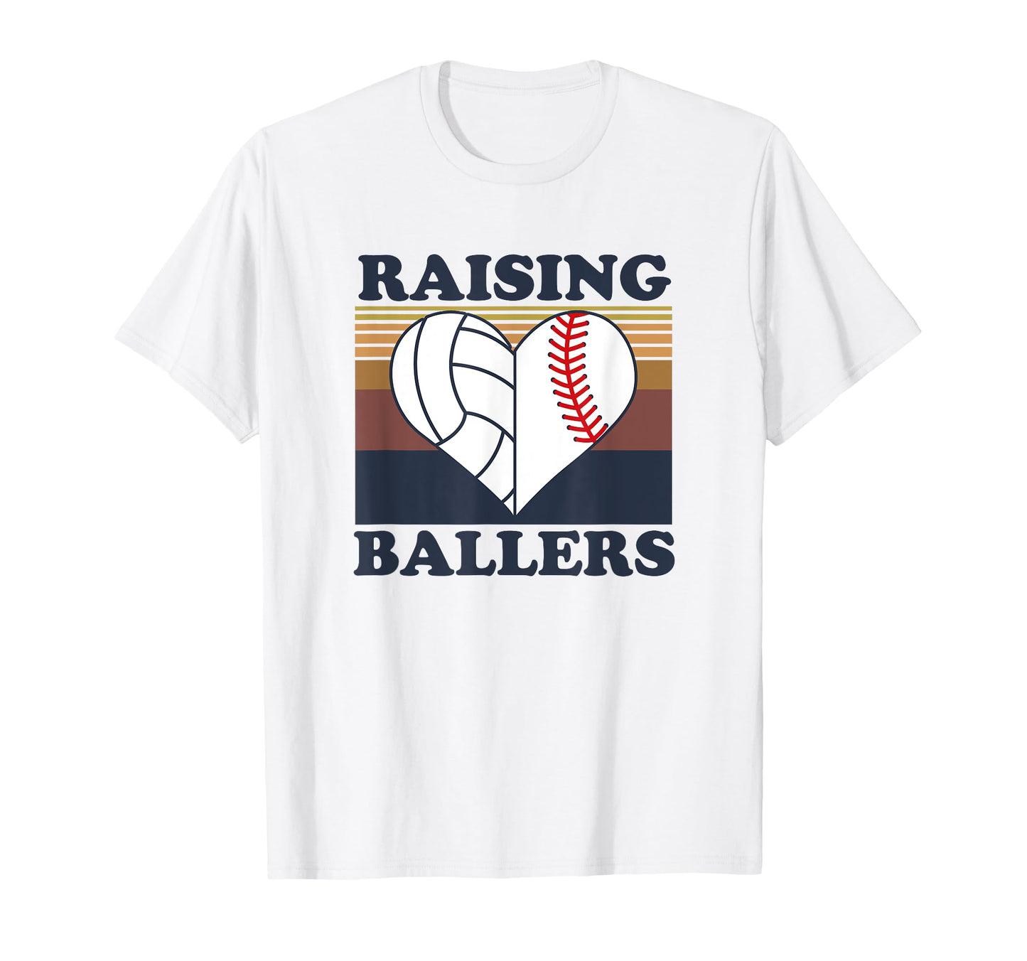 Raising Ballers Mom Or Dad Ballers T-Shirt - Minimalist Print for Adults - T-Shirt, Sweatshirt, Hoodie