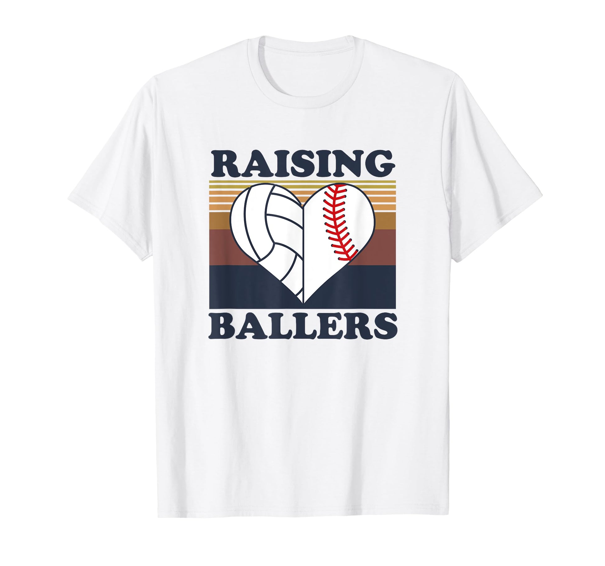 Raising Ballers Mom Or Dad Ballers T-Shirt - Minimalist Print for Adults - T-Shirt, Sweatshirt, Hoodie