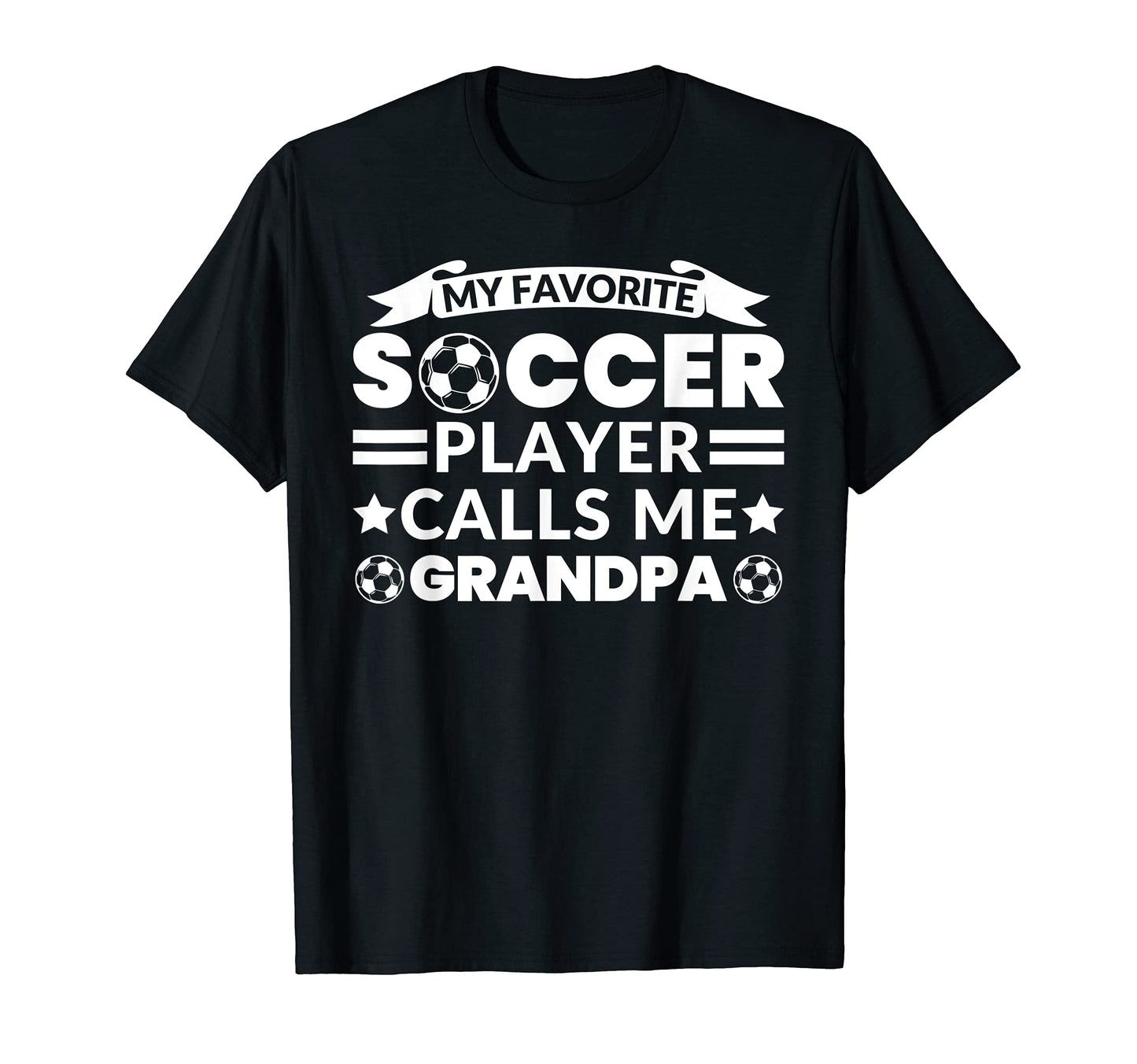 Mens Soccer Player Calls Me Grandpa T-Shirt - Graphic Print for Adults - T-Shirt, Sweatshirt, Hoodie