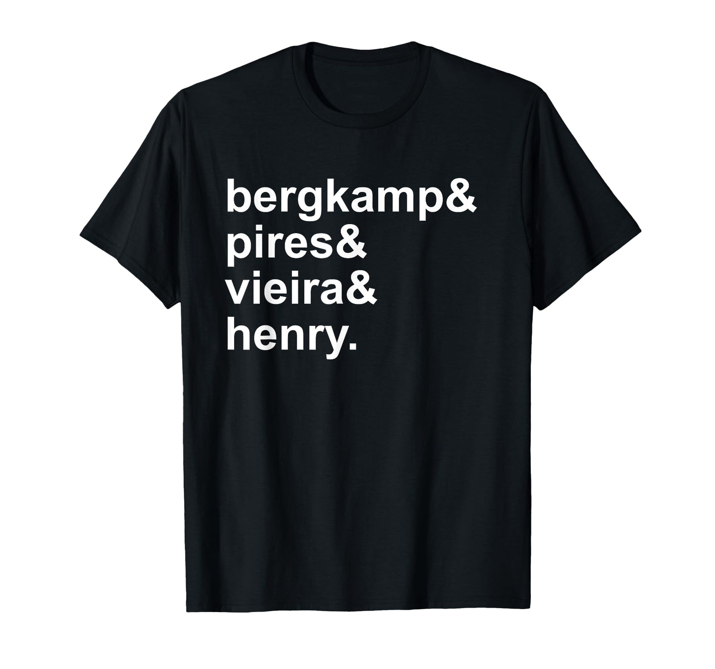 Bergkamp Pires Vieira Henry Soccer T-Shirt - Minimalist Print Unisex - T-Shirt, Sweatshirt, Hoodie
