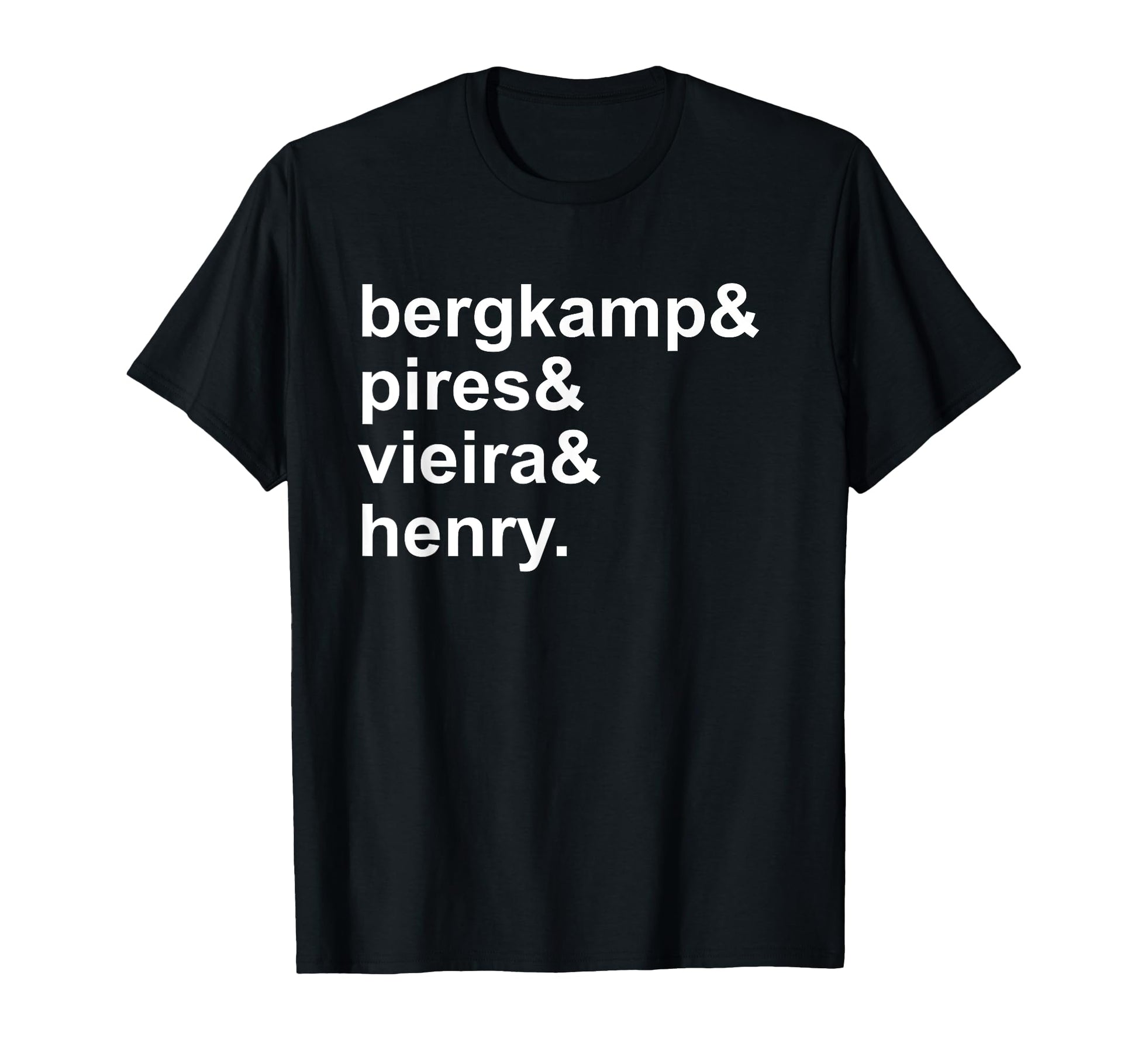 Bergkamp Pires Vieira Henry Soccer T-Shirt - Minimalist Print Unisex - T-Shirt, Sweatshirt, Hoodie