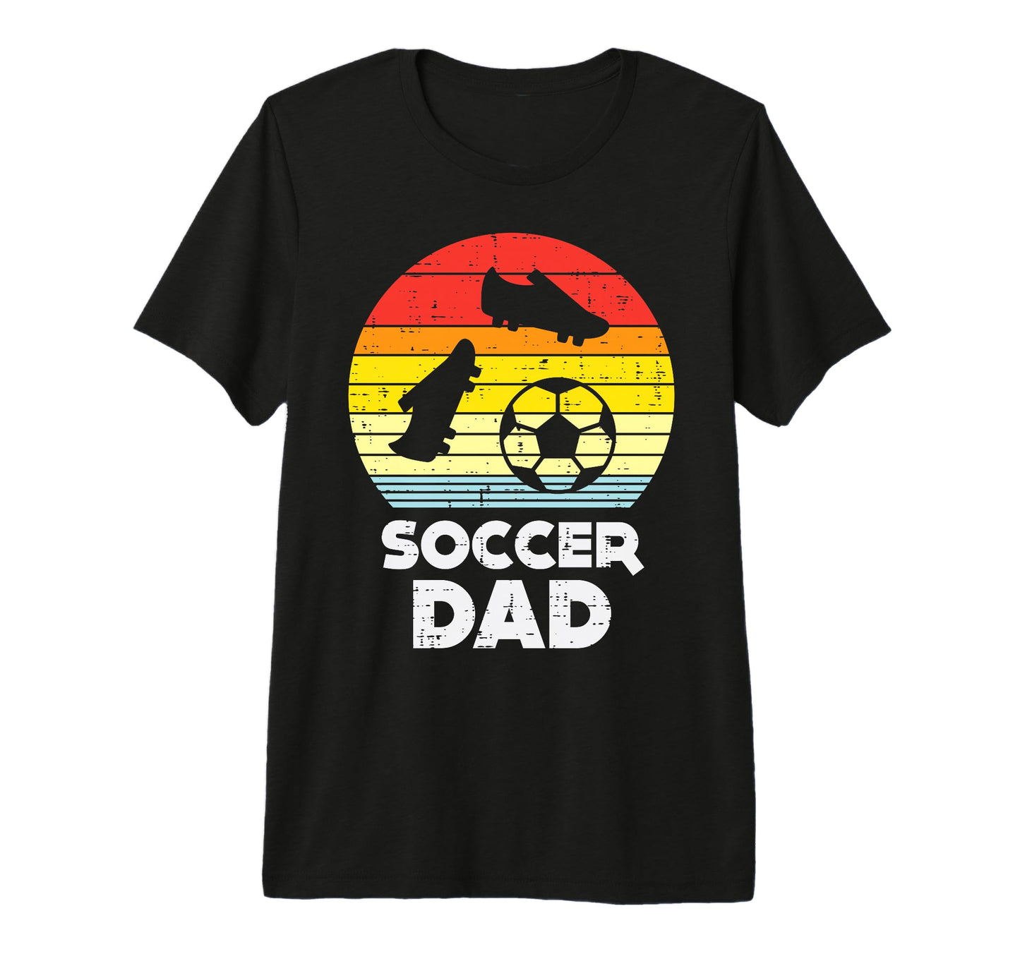 Soccer Dad Sunset Football Player Sport T-Shirt - Trendy Graphic Unisex - T-Shirt, Sweatshirt, Hoodie