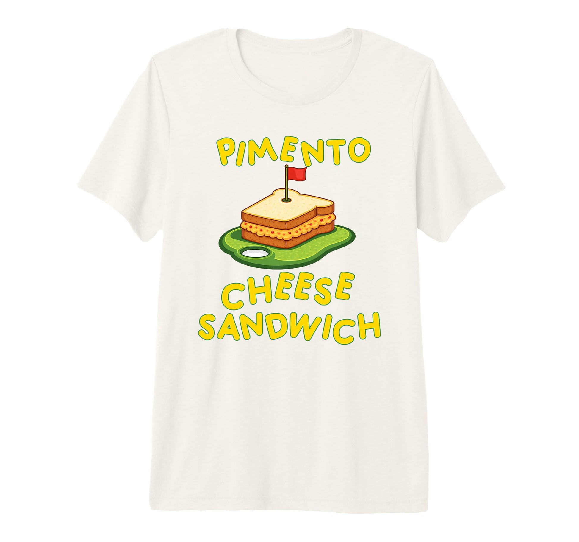 Pimento Cheese Sandwich Golf Dad T-Shirt - Aesthetic Graphic Unisex - T-Shirt, Sweatshirt, Hoodie