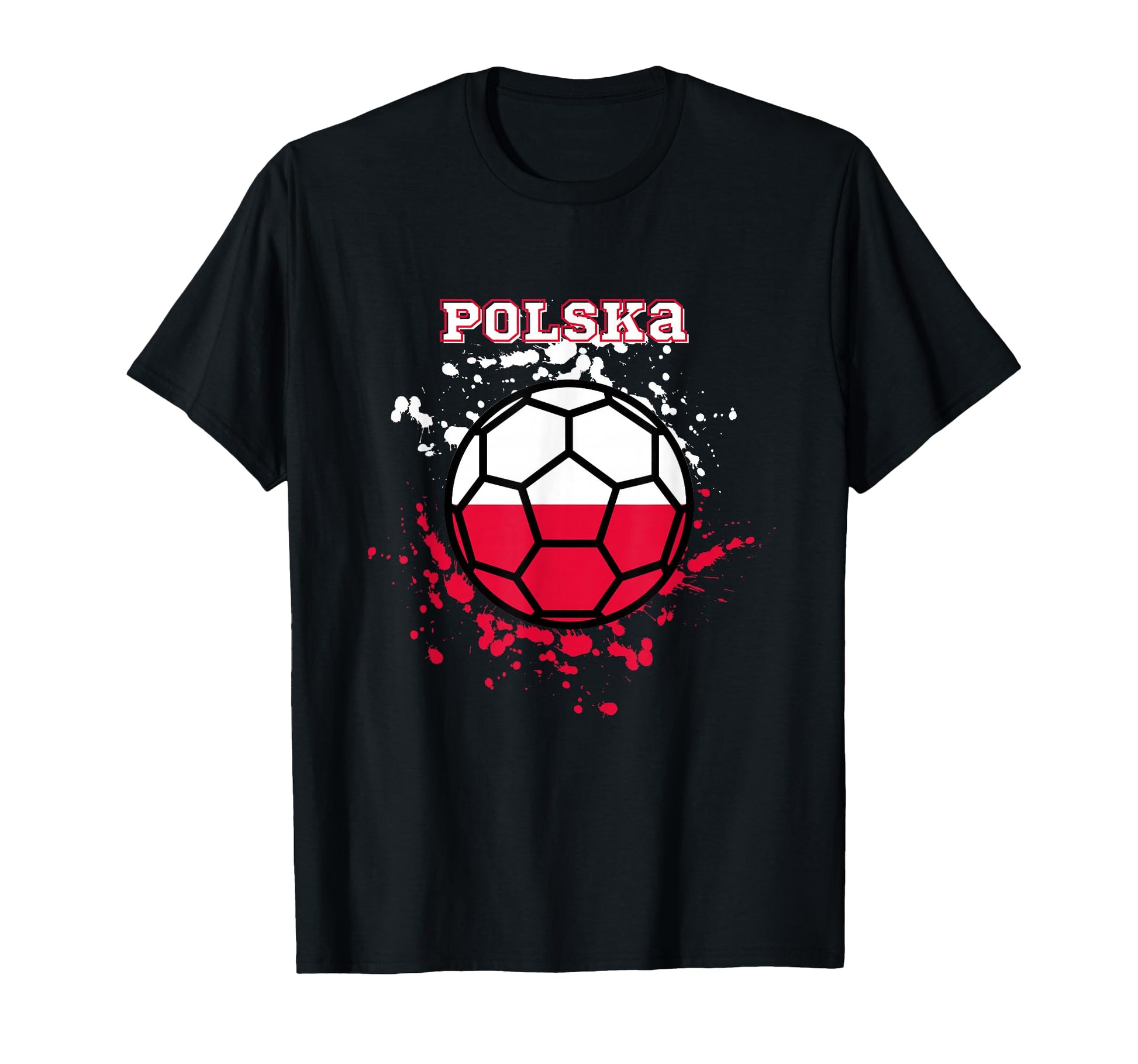 Poland Football Polska Fan Jersey T-Shirt - Novelty Apparel for Adults - T-Shirt, Sweatshirt, Hoodie