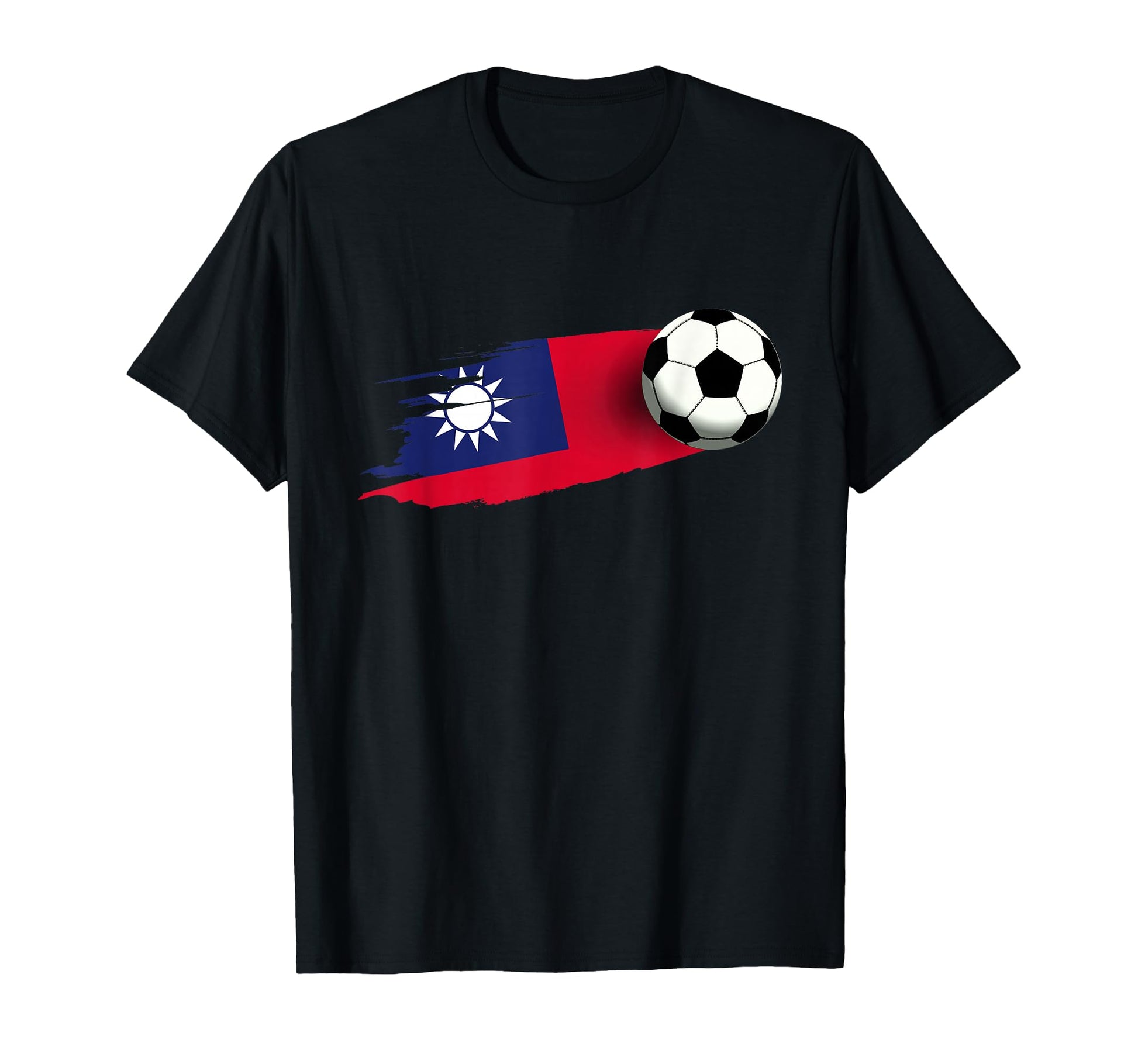Taiwan Flag Taiwanese Soccer Flag T-Shirt - Streetwear Style for Adults - T-Shirt, Sweatshirt, Hoodie