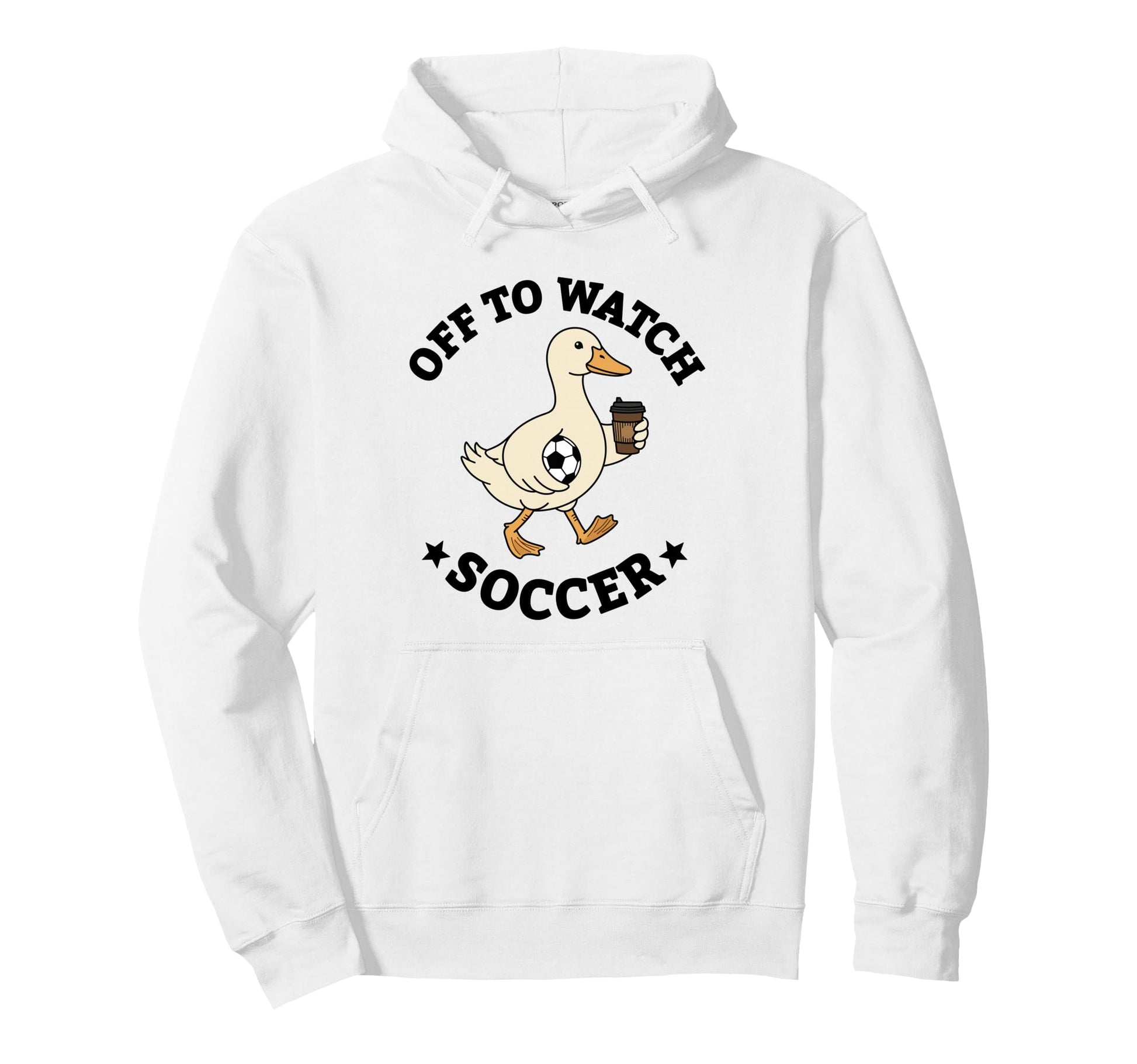 Off To Watch Soccer Mom Funny Goose Hoodie - Fun Novelty Design Unisex - T-Shirt, Sweatshirt, Hoodie