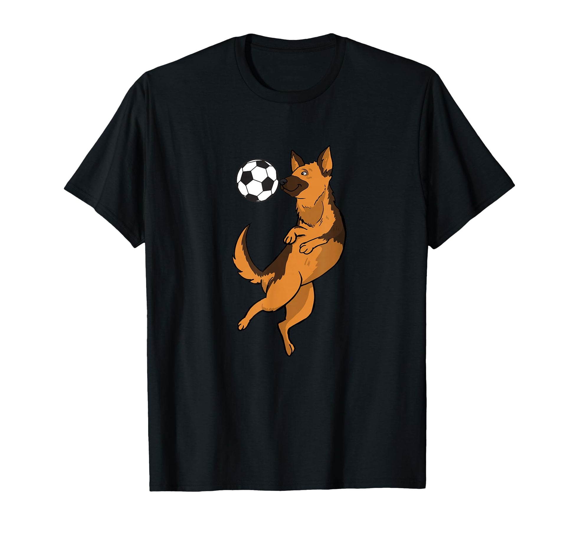 Soccer Sheepdog German Shepherd Dog T-Shirt - Fun Novelty Design Men Women - T-Shirt, Sweatshirt, Hoodie