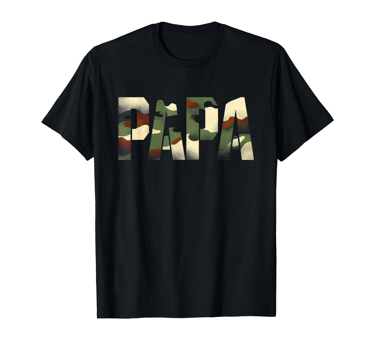 Mens Papa Camouflage Patriotic T-Shirt - Streetwear Style for Adults - T-Shirt, Sweatshirt, Hoodie