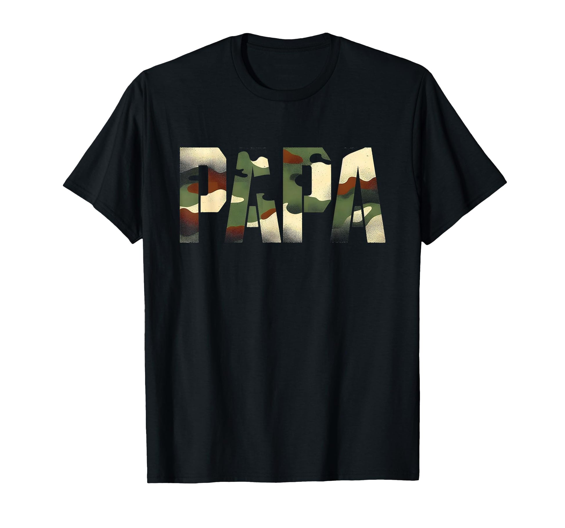 Mens Papa Camouflage Patriotic T-Shirt - Streetwear Style for Adults - T-Shirt, Sweatshirt, Hoodie