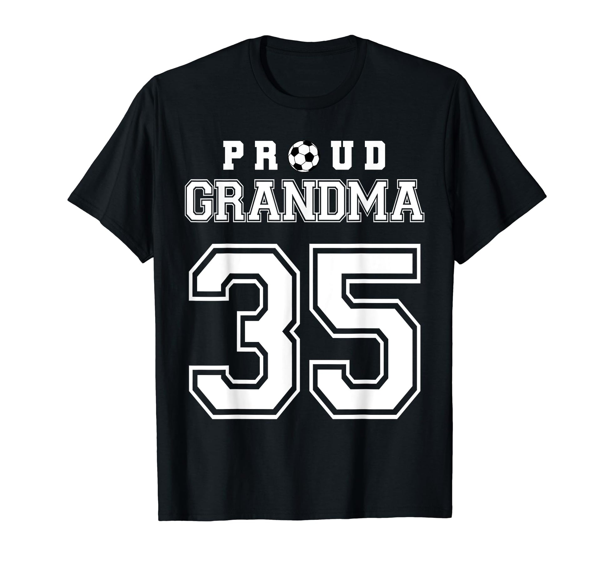 Number 35 Custom Proud Soccer Futbol T-Shirt - Aesthetic Graphic Men Women - T-Shirt, Sweatshirt, Hoodie
