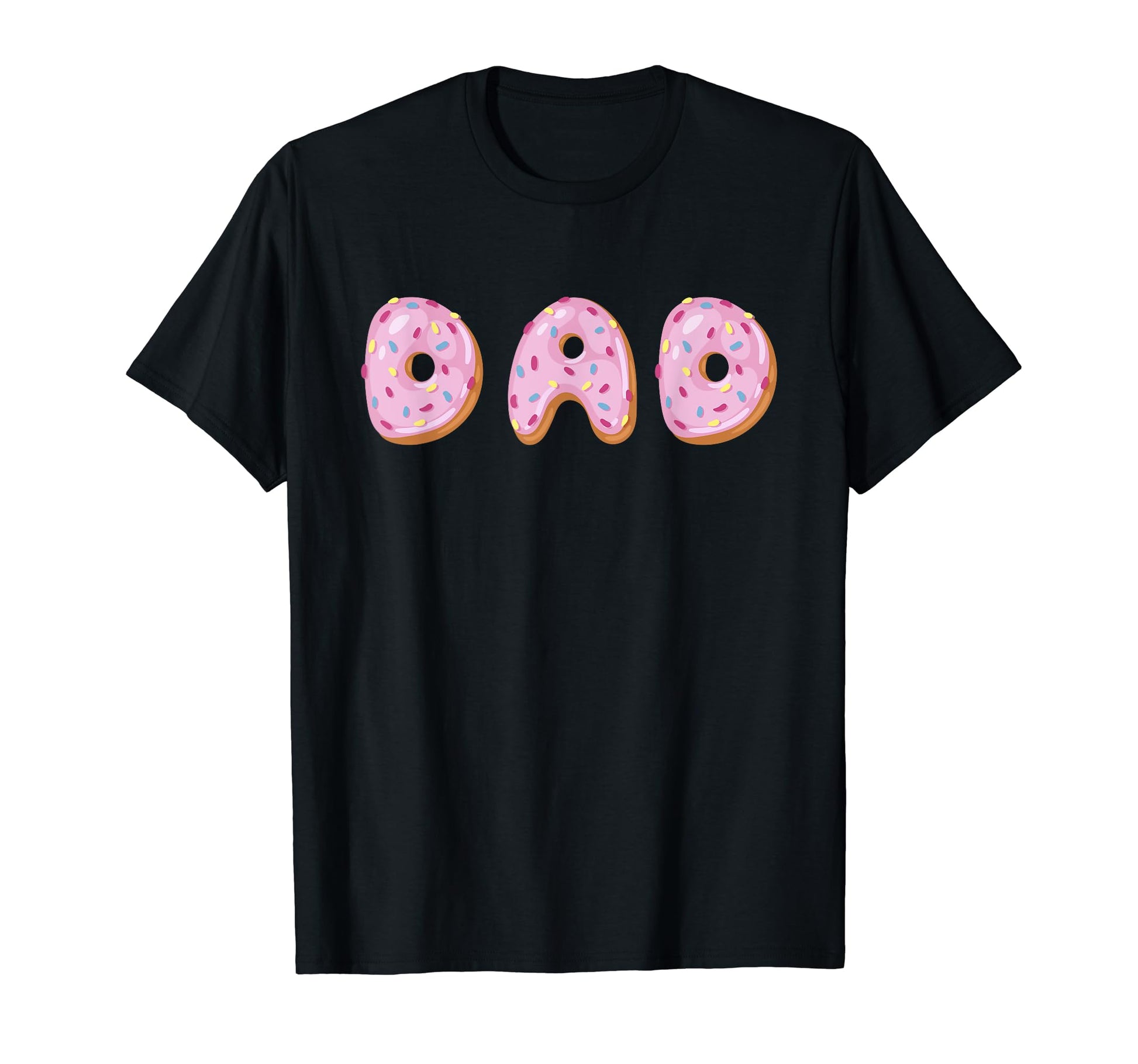 Funny Dad Doughnut Donut Sprinkles T-Shirt - Custom Art Print Unisex - T-Shirt, Sweatshirt, Hoodie