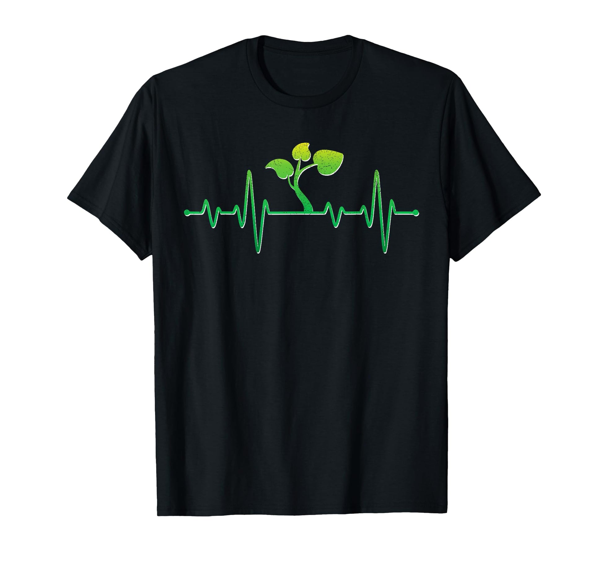 Garden Plant Lover Heartbeat Lawn T-Shirt - Custom Art Print Men Women - T-Shirt, Sweatshirt, Hoodie