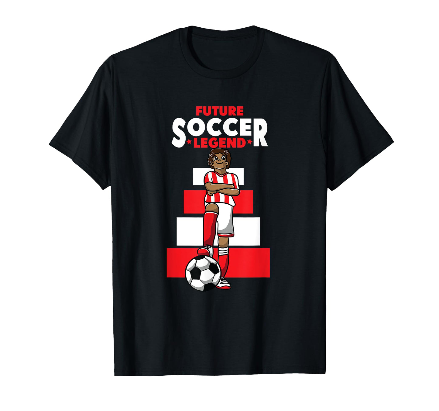 Future Soccer Legend Football T-Shirt - Fun Novelty Design for Adults - T-Shirt, Sweatshirt, Hoodie