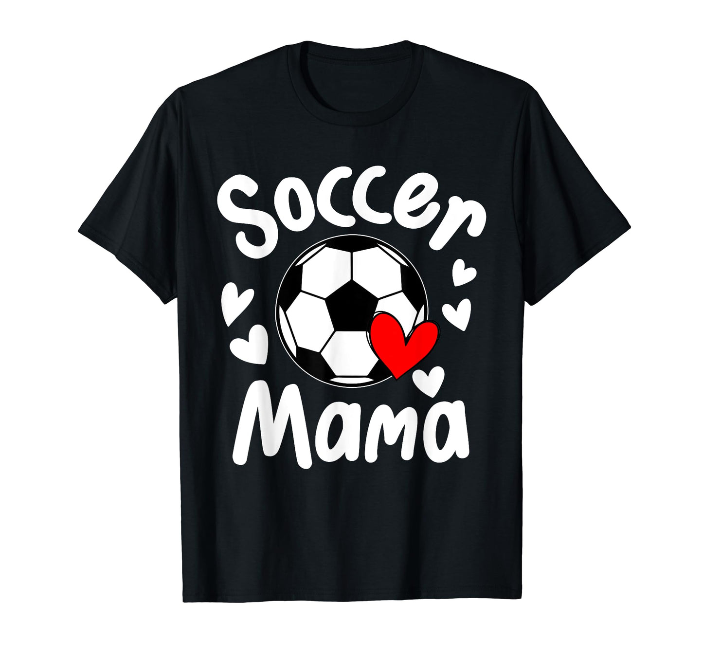 Soccer Mama Matching Daughter Heart T-Shirt - Custom Art Print Unisex - T-Shirt, Sweatshirt, Hoodie