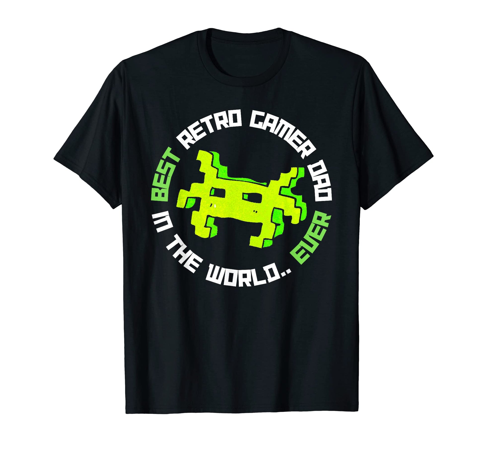 Mens Fathers Day Best Dad Gamer Video T-Shirt - Custom Art Print Men Women - T-Shirt, Sweatshirt, Hoodie