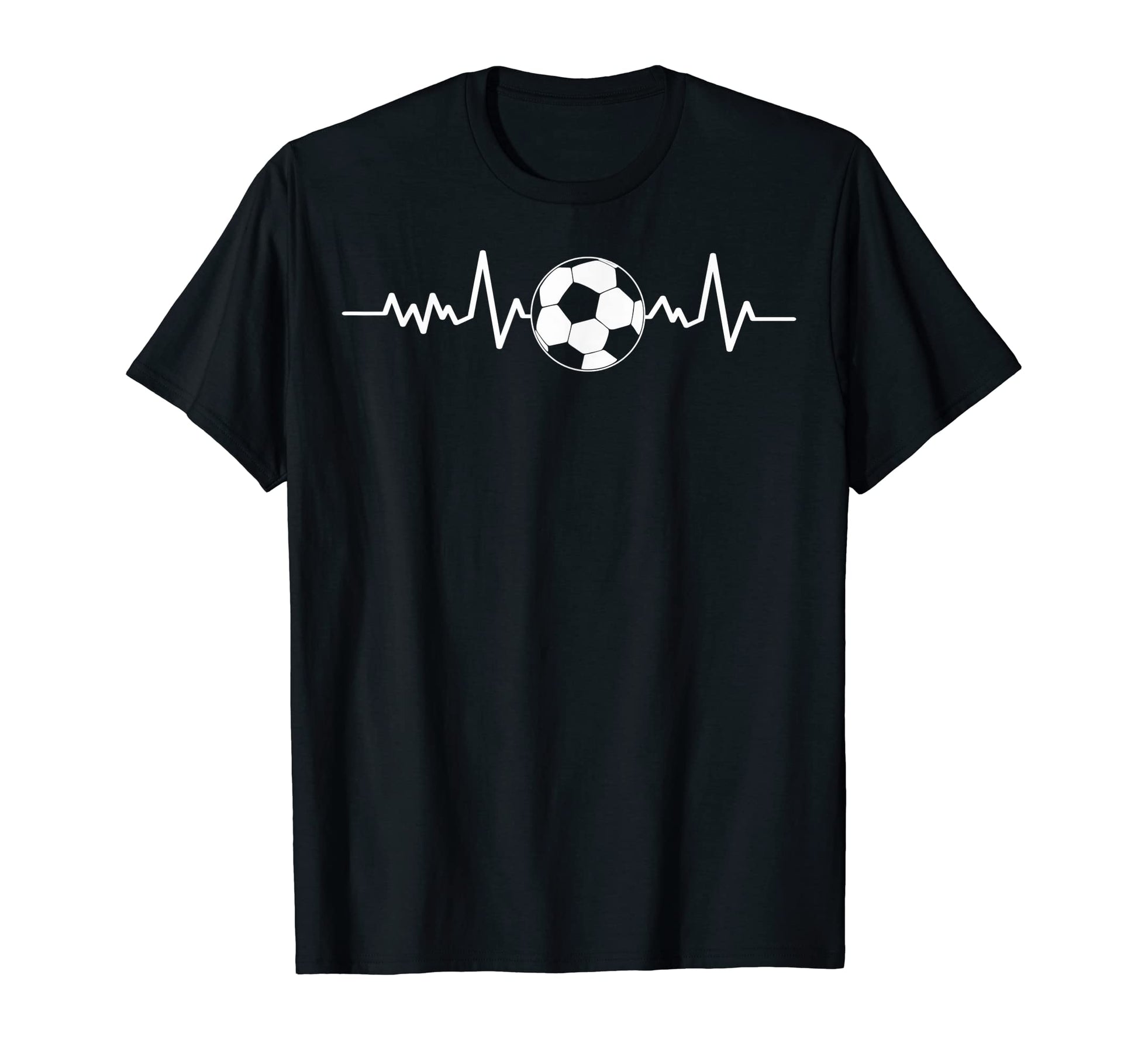 Soccer Fans Soccer Players Heartbeat T-Shirt - Unique Graphic Unisex - T-Shirt, Sweatshirt, Hoodie