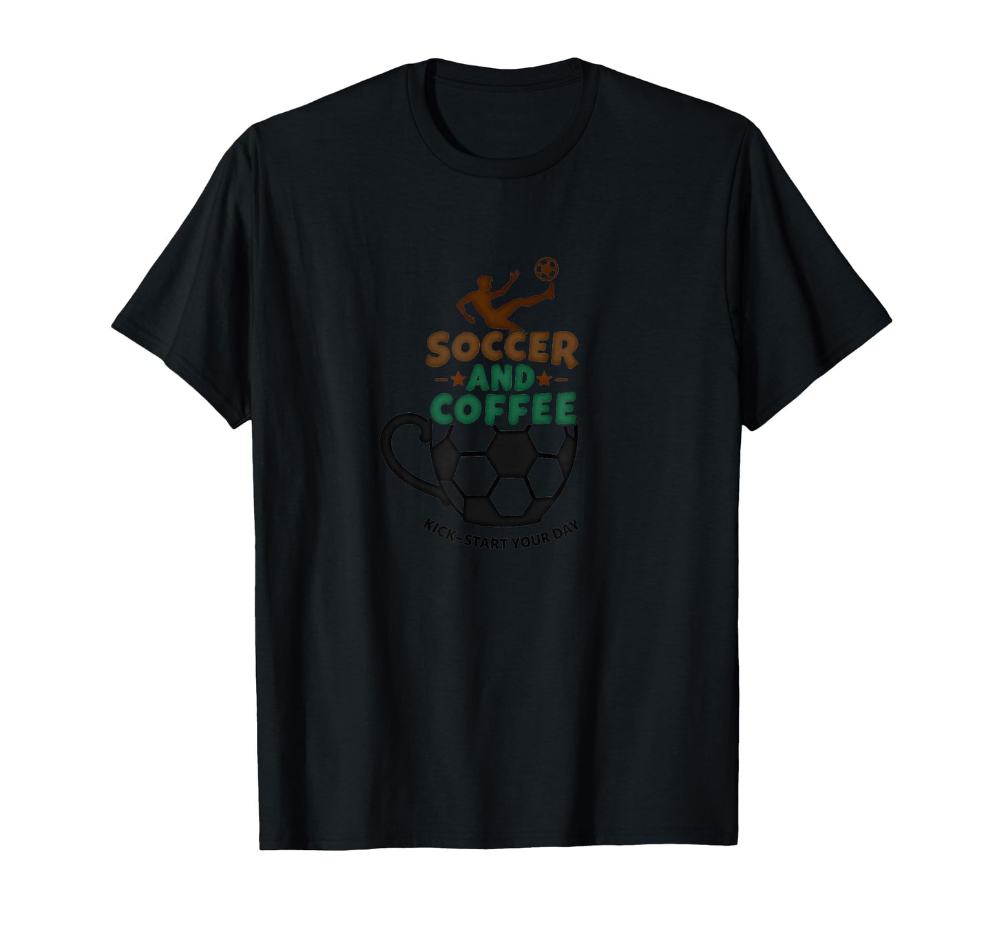 Soccer Mom Soccer And Coffee Kick Sweatshirt - Novelty Apparel for Adults - T-Shirt, Sweatshirt, Hoodie