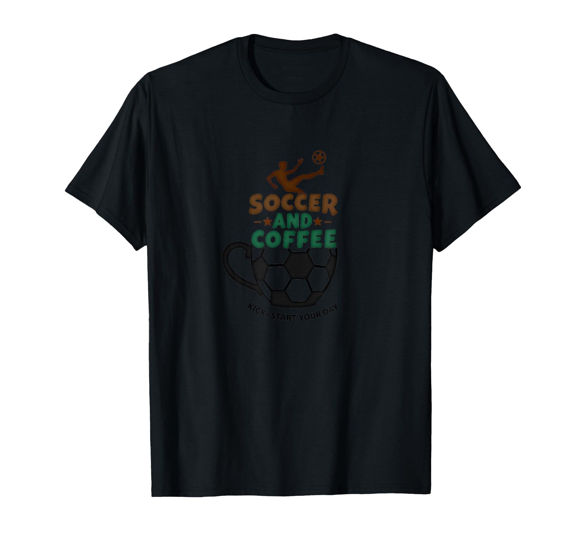 Soccer Mom Soccer And Coffee Kick Sweatshirt - Novelty Apparel for Adults - T-Shirt, Sweatshirt, Hoodie