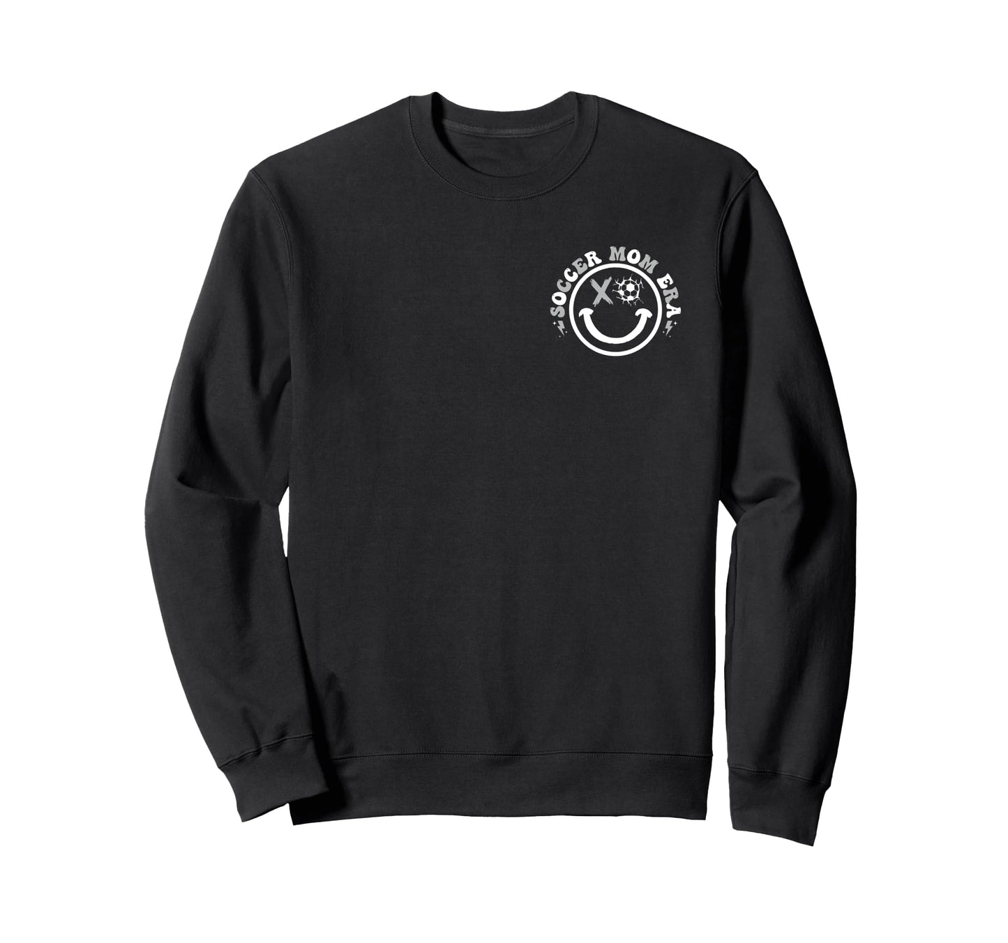 My Soccer Mom Era Groovy Funny 2 Sides Sweatshirt - Graphic Print Men Women - T-Shirt, Sweatshirt, Hoodie