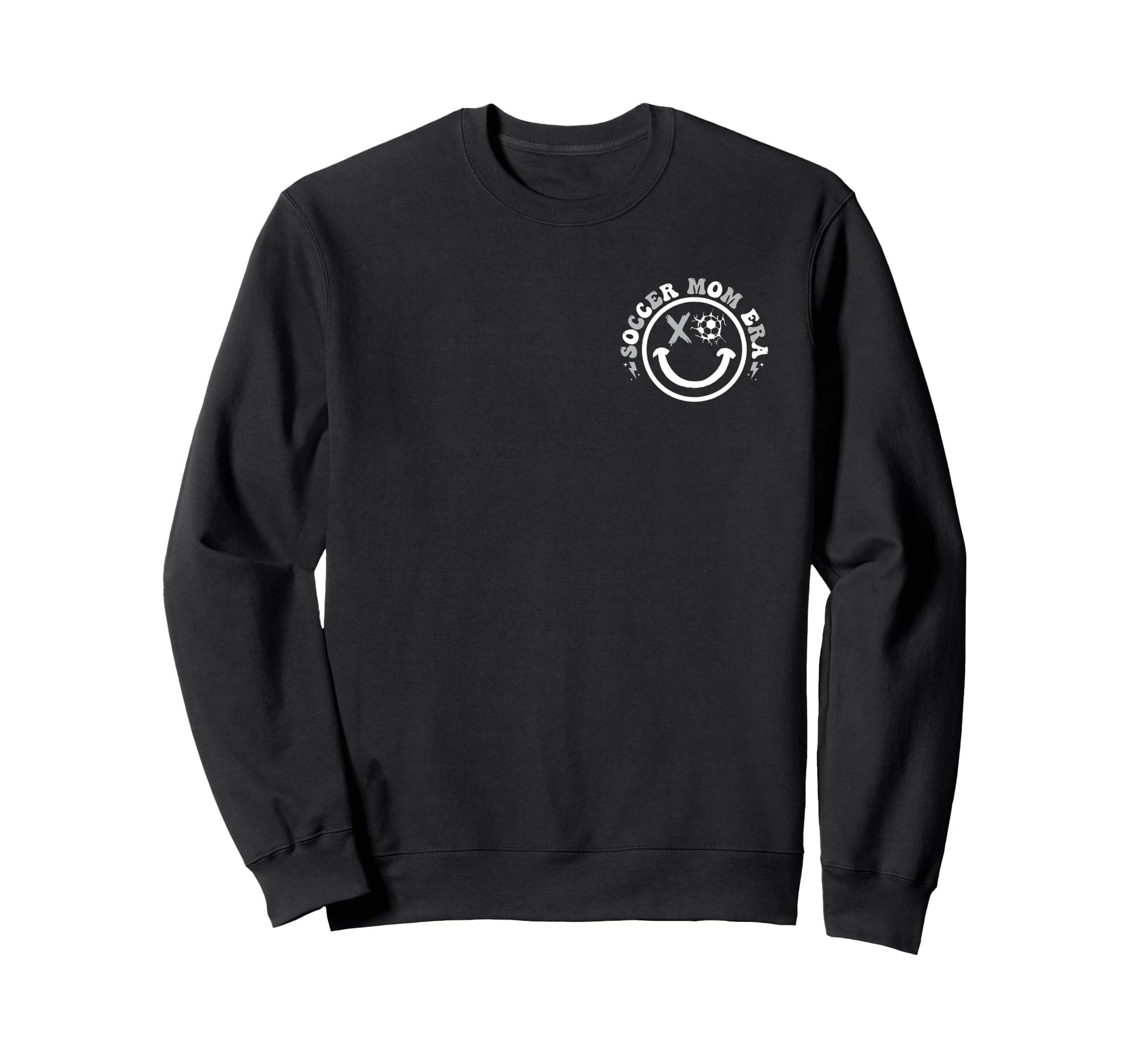 My Soccer Mom Era Groovy Funny 2 Sides Sweatshirt - Graphic Print Men Women - T-Shirt, Sweatshirt, Hoodie