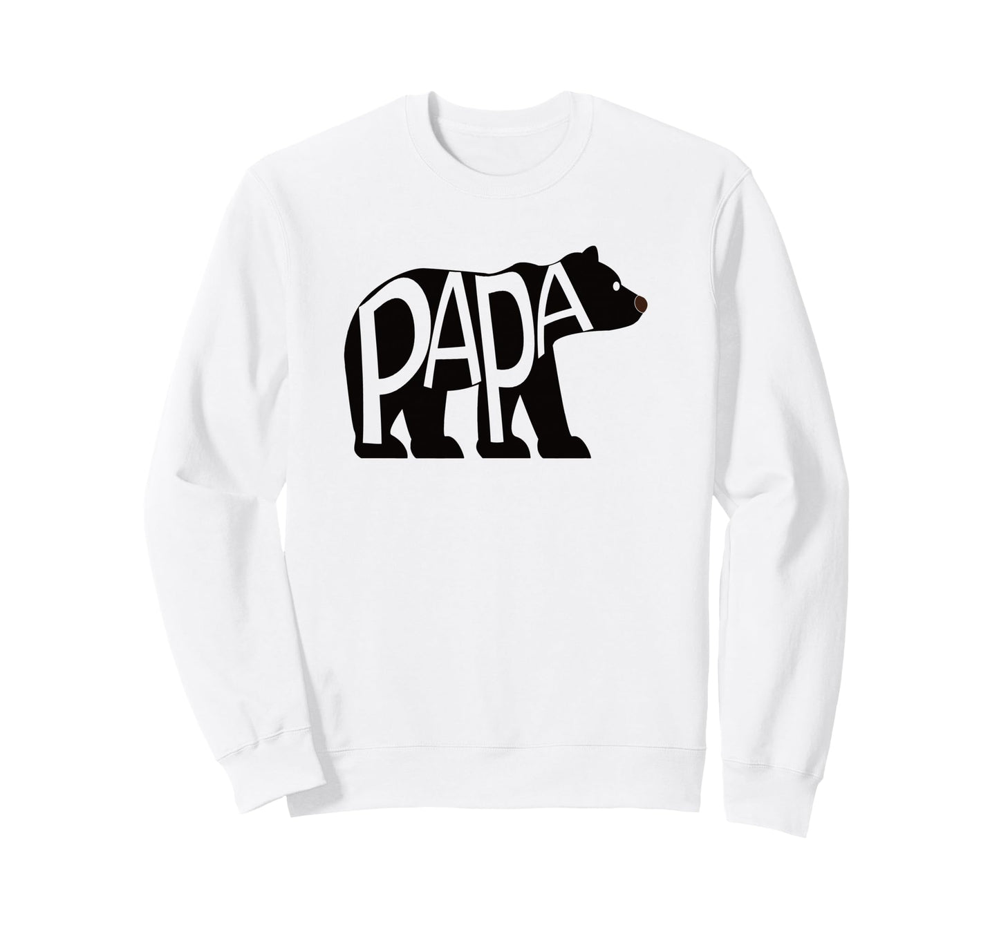 Papa Dad Daddy Bear Sweatshirt - Casual Everyday Wear Men Women - T-Shirt, Sweatshirt, Hoodie