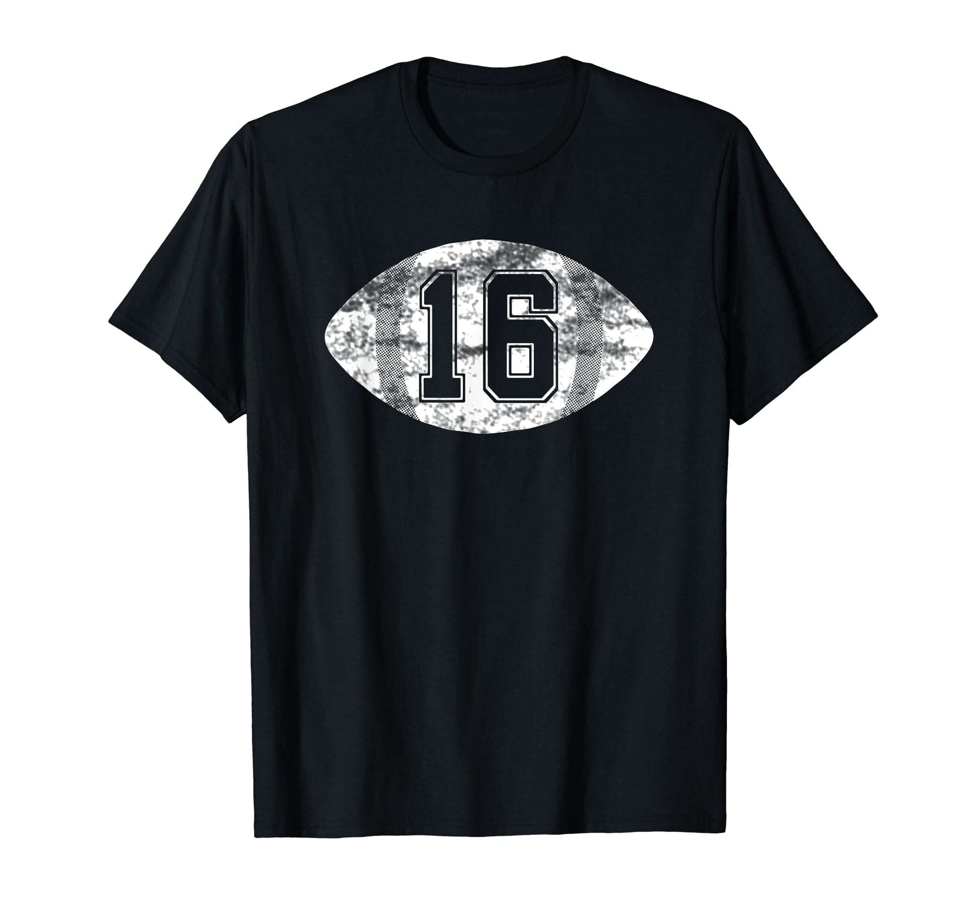 Number 16 Football Jersey Player Mom T-Shirt - Trendy Graphic for Adults - T-Shirt, Sweatshirt, Hoodie
