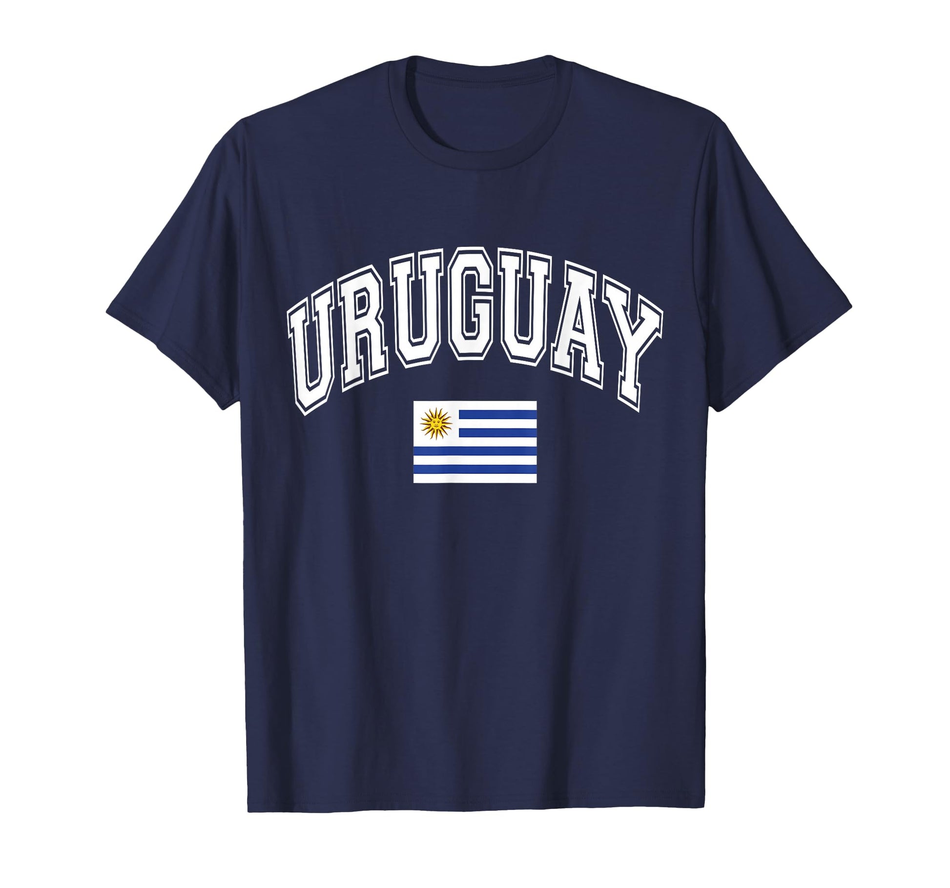Uruguay Uruguayuan Flag T-Shirt - Custom Art Print Men Women - T-Shirt, Sweatshirt, Hoodie