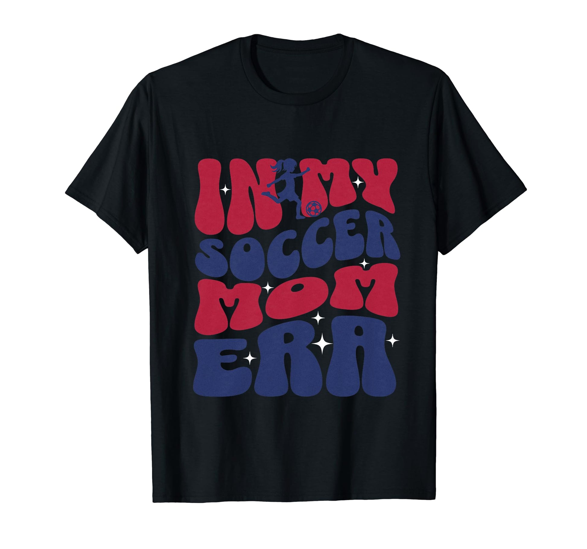 Groovy My Soccer Mom Era Football Soccer T-Shirt - Unique Graphic Unisex - T-Shirt, Sweatshirt, Hoodie