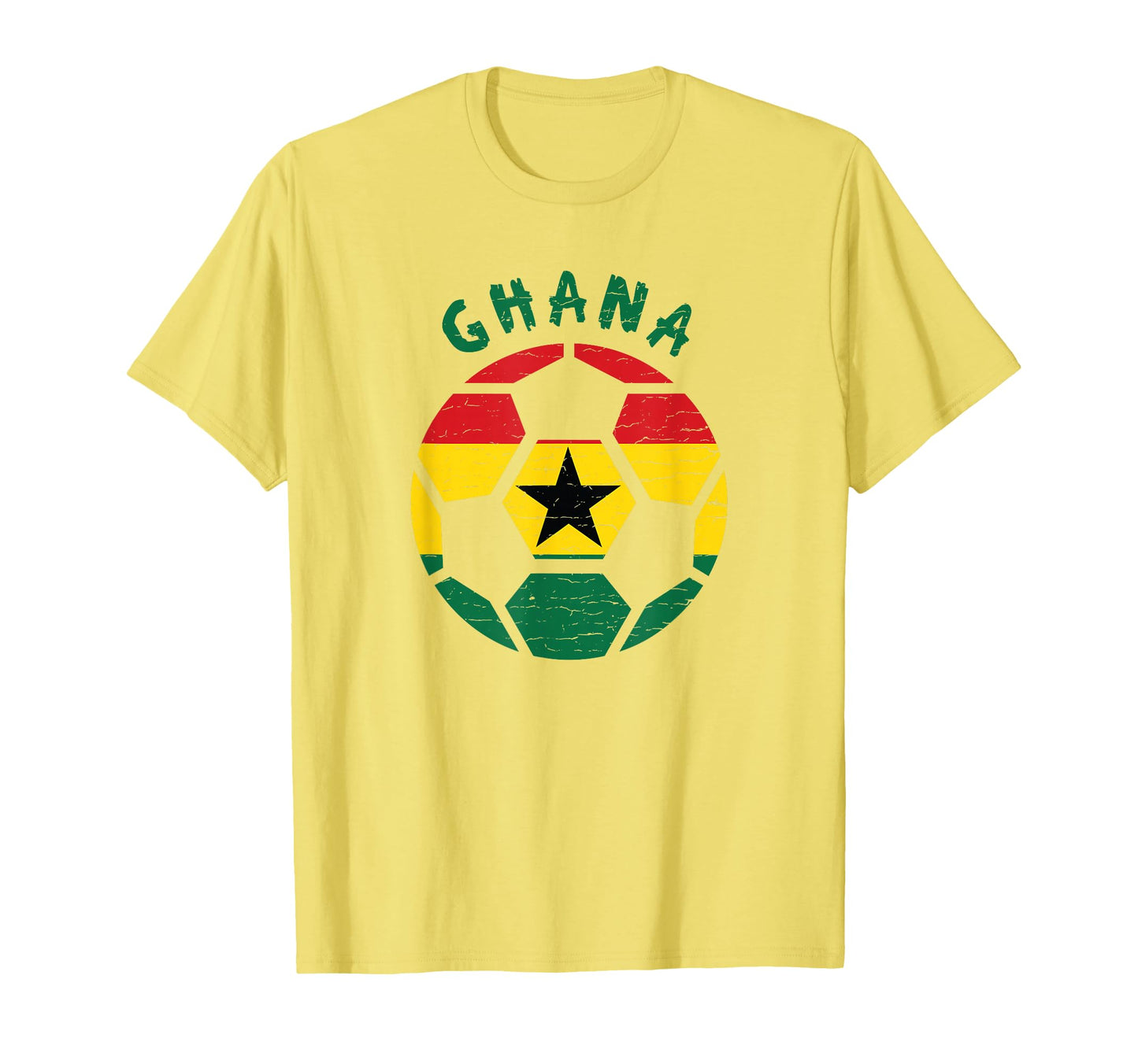 Ghana Flag Soccer Ball Flag Jersey T-Shirt - Custom Art Print Men Women - T-Shirt, Sweatshirt, Hoodie