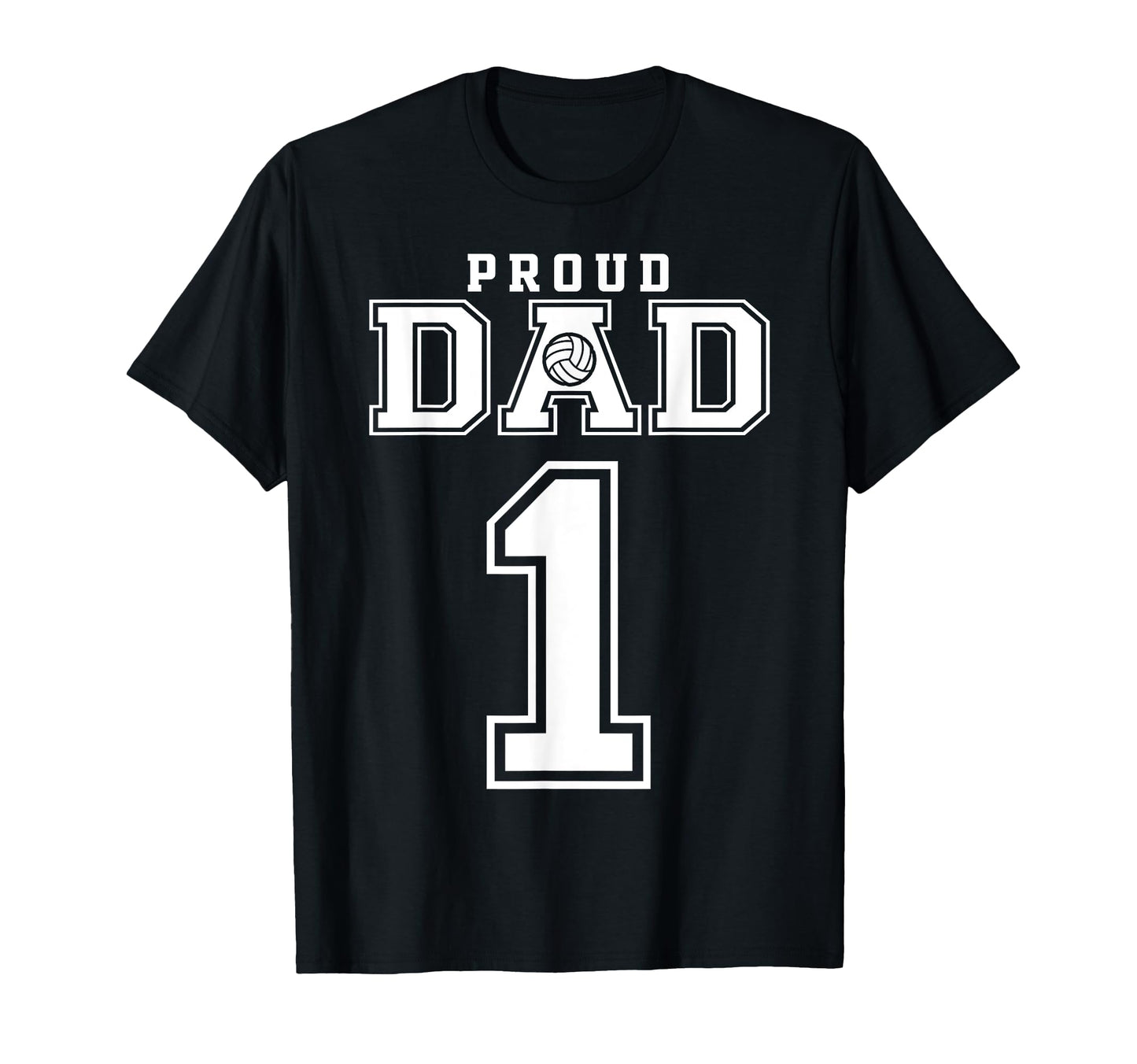 Custom Proud Volleyball Dad Number 1 T-Shirt - Aesthetic Graphic Unisex - T-Shirt, Sweatshirt, Hoodie
