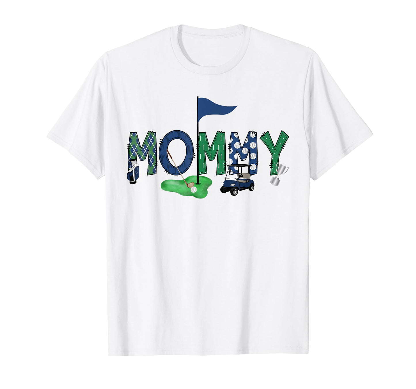 Mommy Birthday Hole One Golf Sport T-Shirt - Aesthetic Graphic Unisex - T-Shirt, Sweatshirt, Hoodie